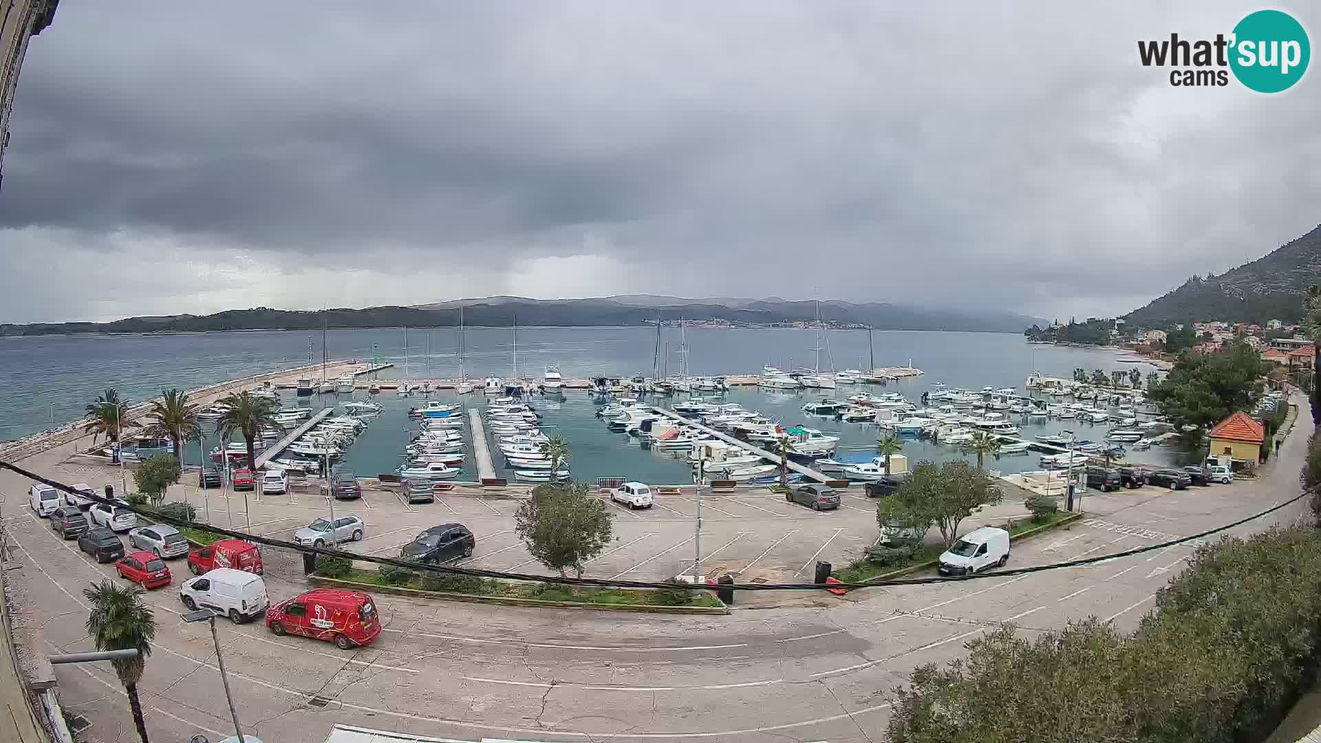 Webcam Orebić Riva – Ferry to Korčula Live