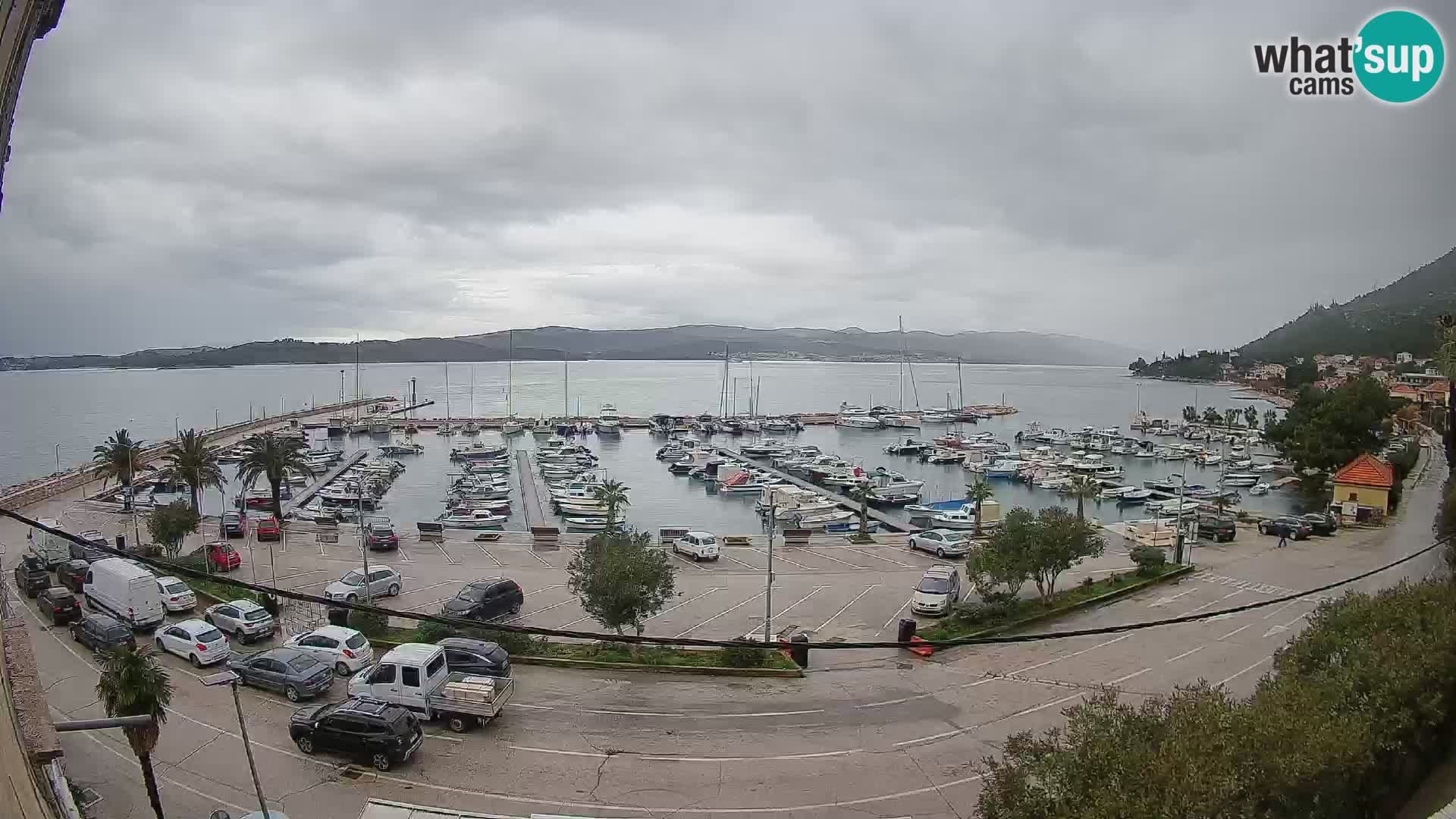 Webcam Orebić Riva – Ferry to Korčula Live