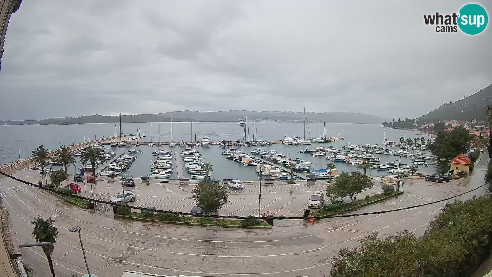 Web kamera Orebić Riva – Trajekt za Korčulu uživo