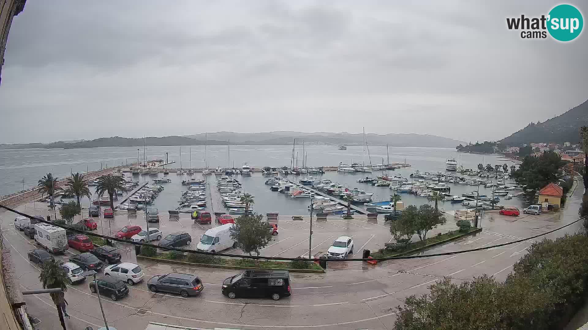 Webcam Orebić Riva – Ferry vers Korčula en direct