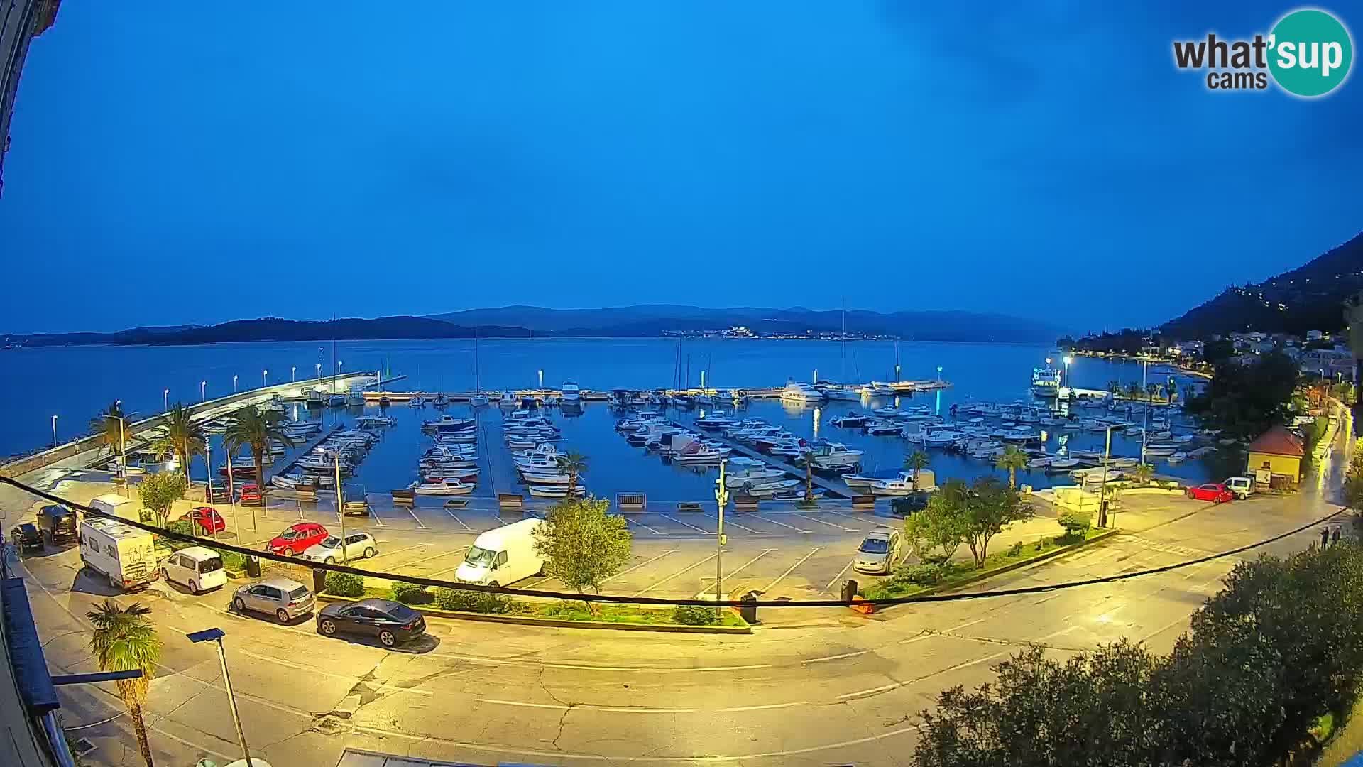 Webcam Orebić Riva – Ferry vers Korčula en direct