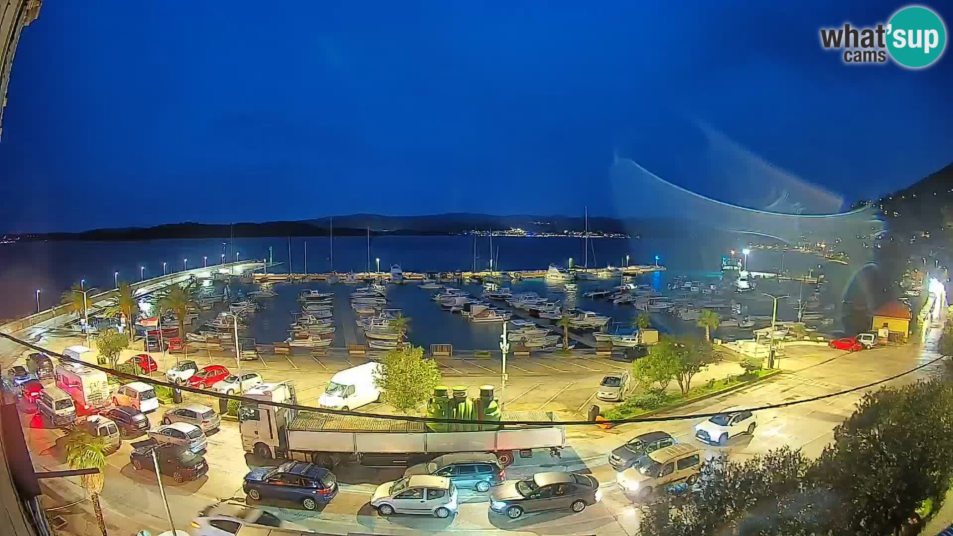 Webcam Orebić Riva – Ferry vers Korčula en direct