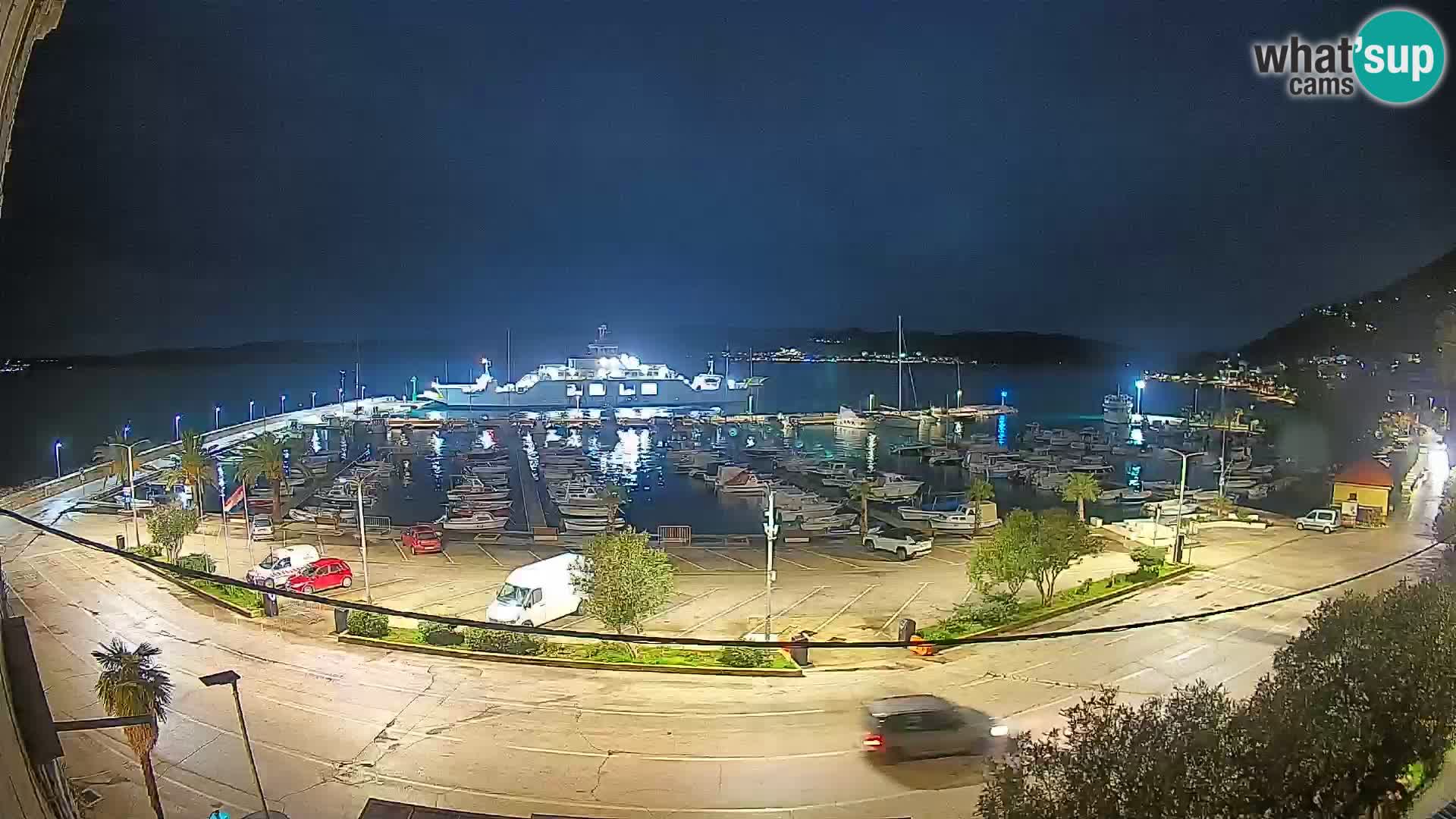 Webcam Orebić Riva – Ferry vers Korčula en direct