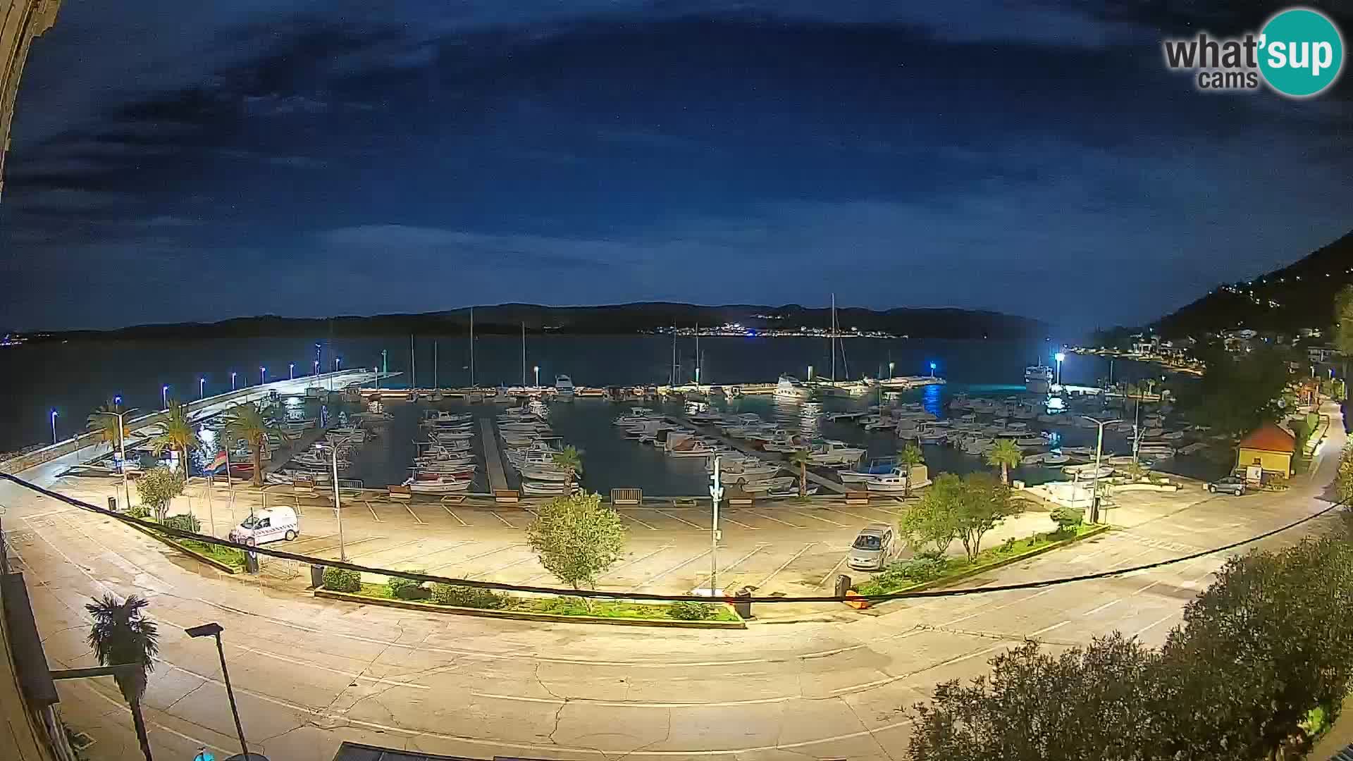 Webcam Orebić Uferpromenade – Fähre nach Korčula Live