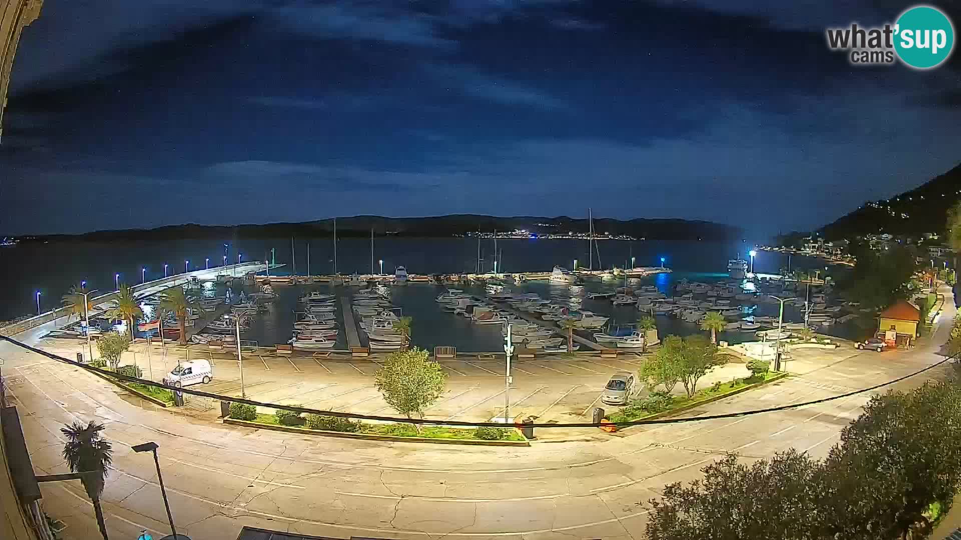 Webcam Orebić Uferpromenade – Fähre nach Korčula Live