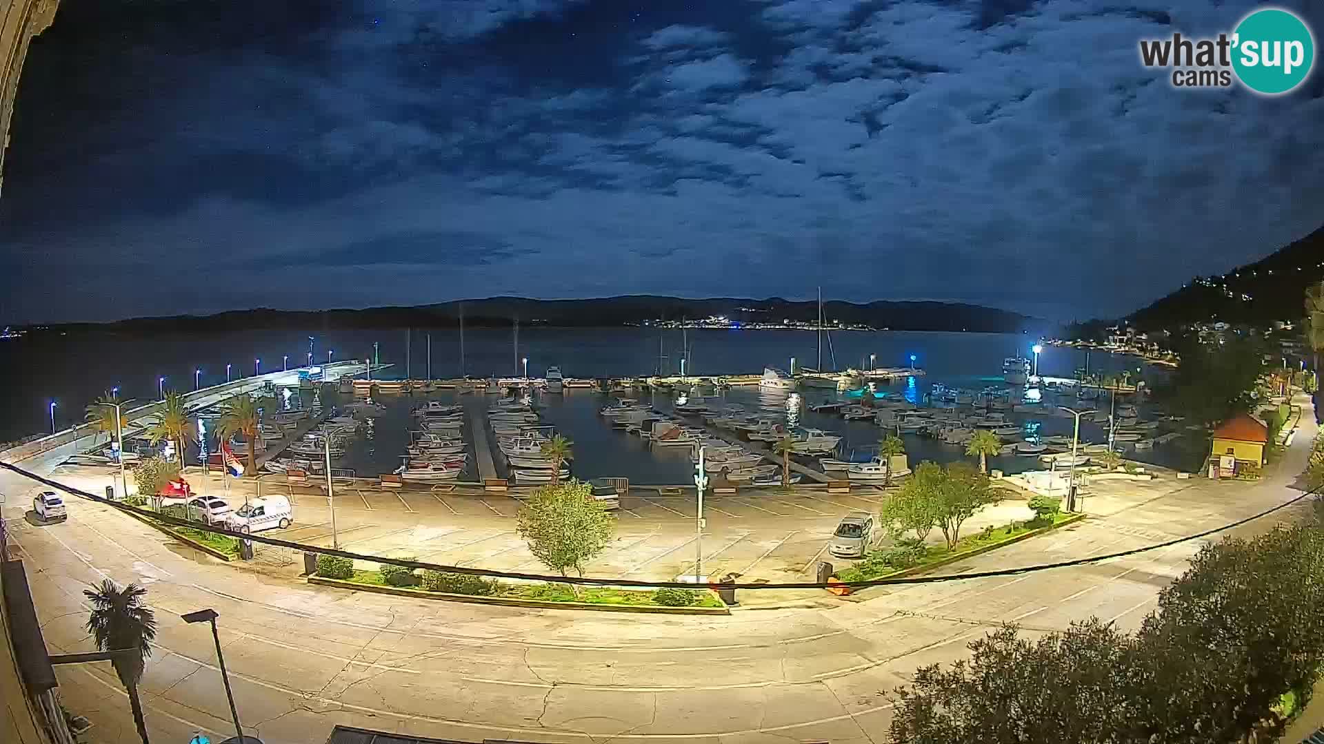 Webcam Orebić Riva – Ferry a Korčula en vivo