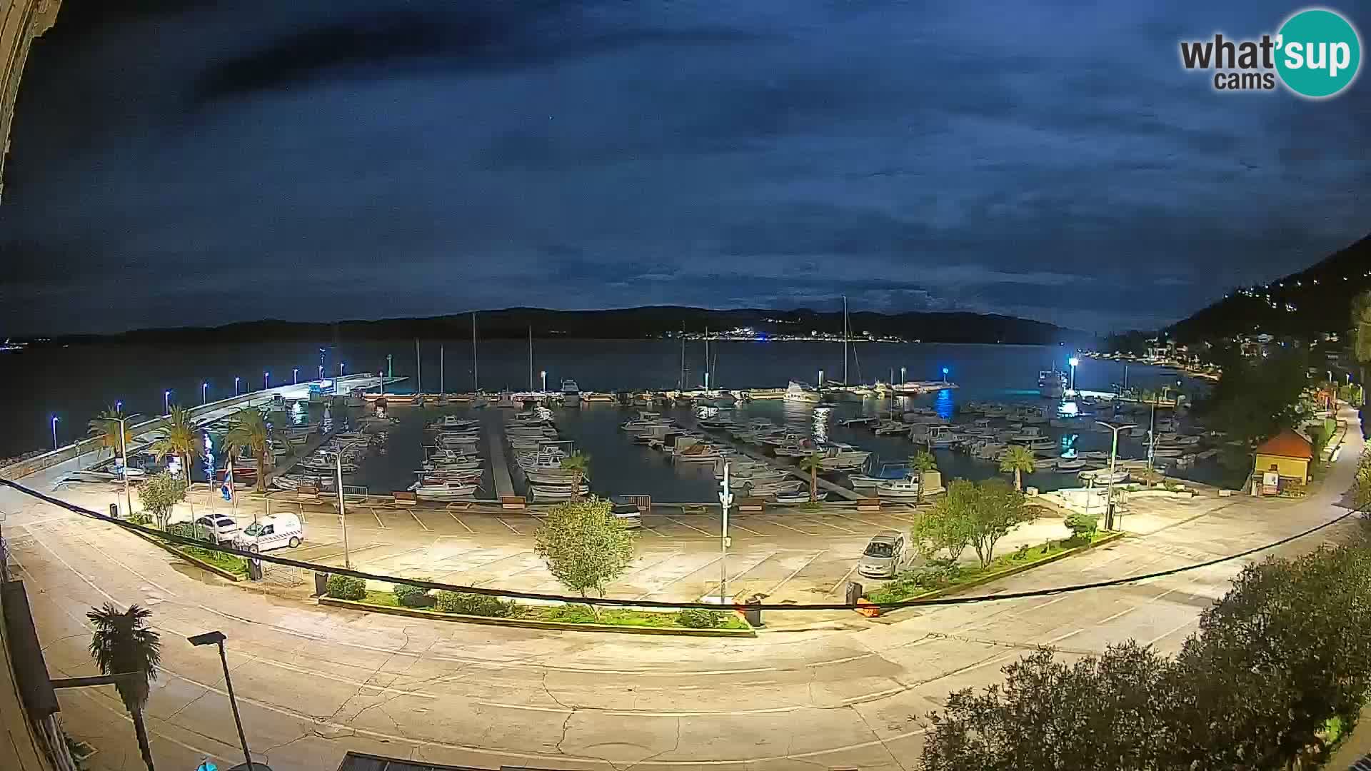 Spletna kamera Orebić Riva – Trajekt za Korčulo v živo