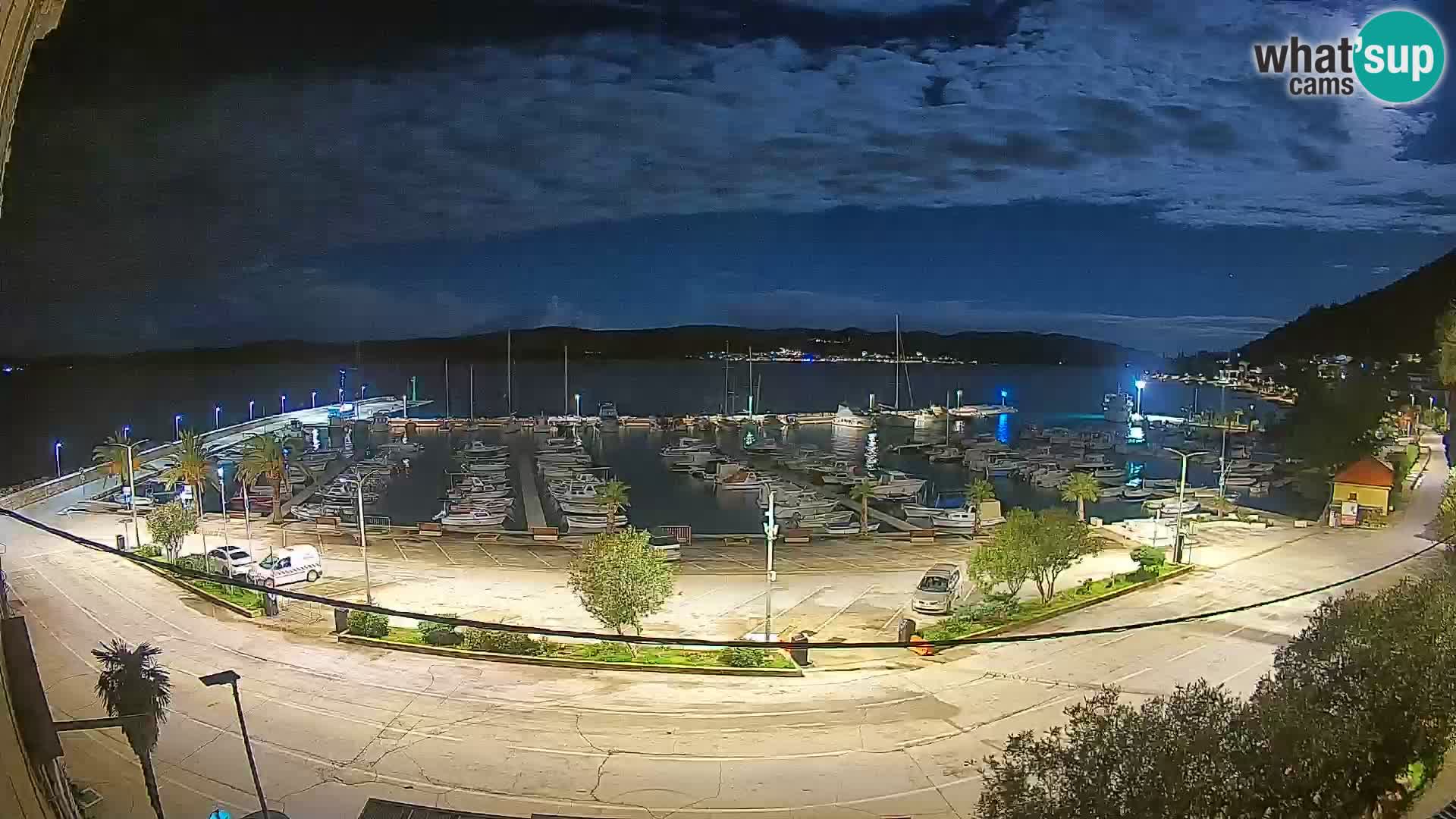 Webcam Orebić Riva – Ferry a Korčula en vivo