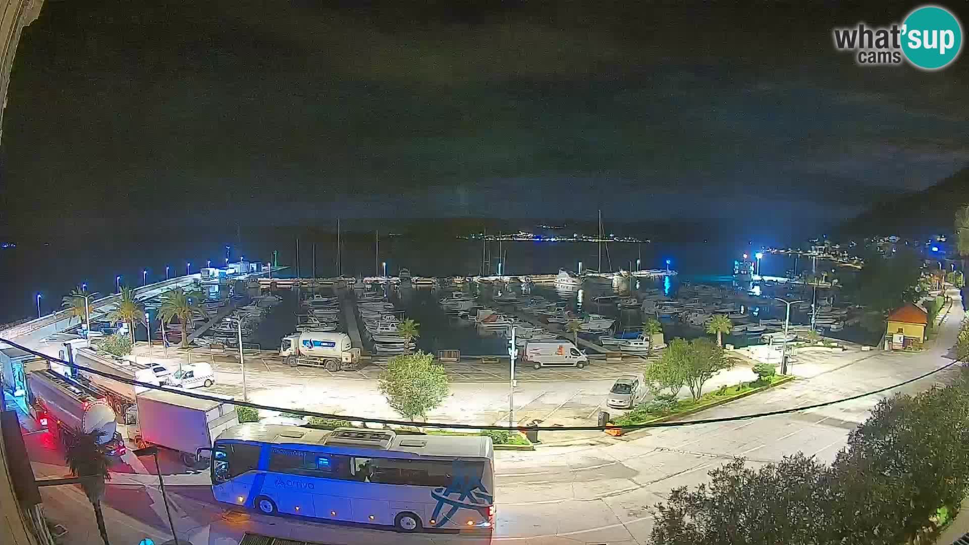 Webcam Orebić Riva – Ferry to Korčula Live