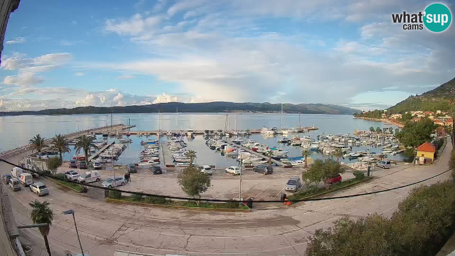 Webcam Orebić Riva – Ferry vers Korčula en direct