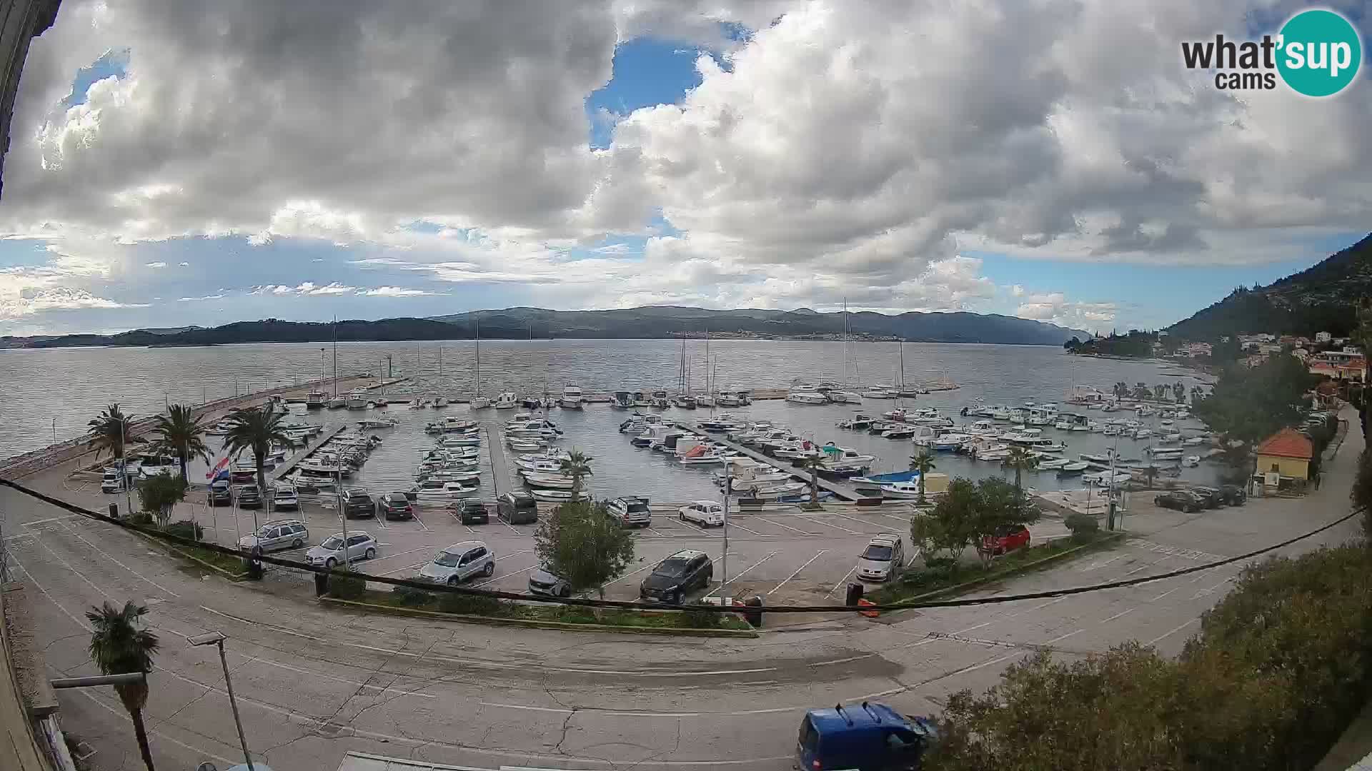 Webcam Orebić Riva – Ferry vers Korčula en direct