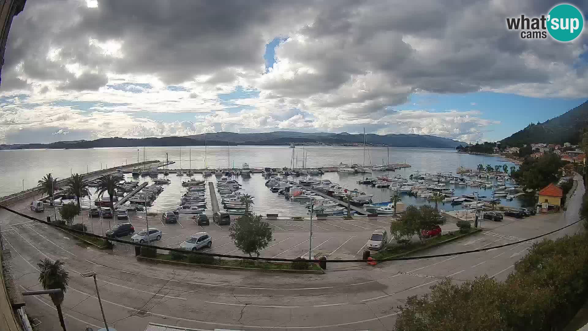 Webcam Orebić Riva – Ferry vers Korčula en direct