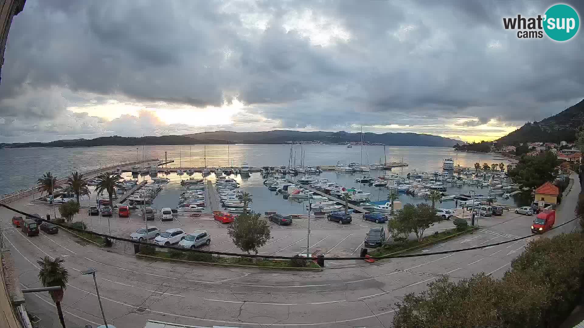 Webcam Orebić Riva – Ferry vers Korčula en direct