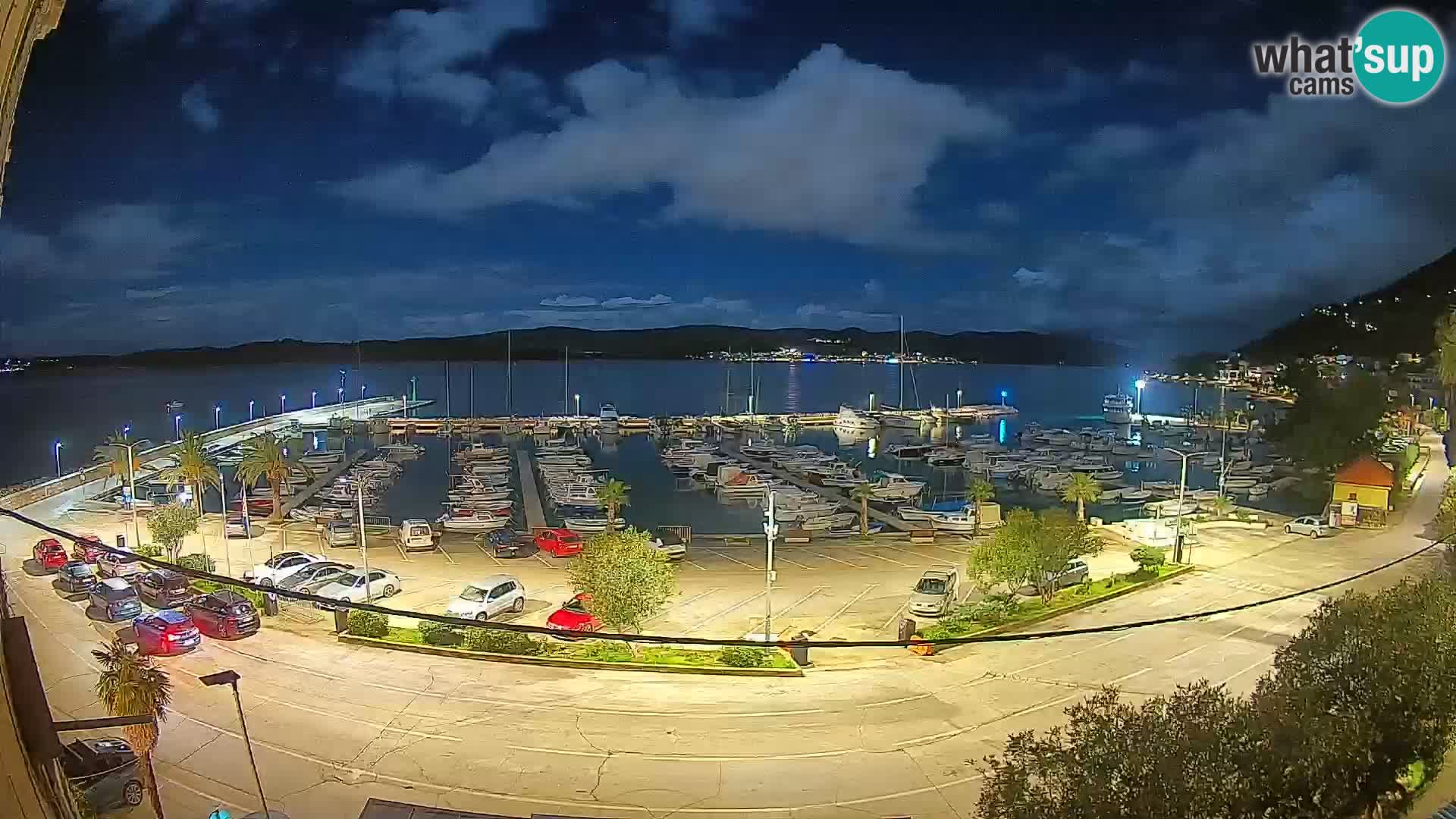 Webcam Orebić Uferpromenade – Fähre nach Korčula Live