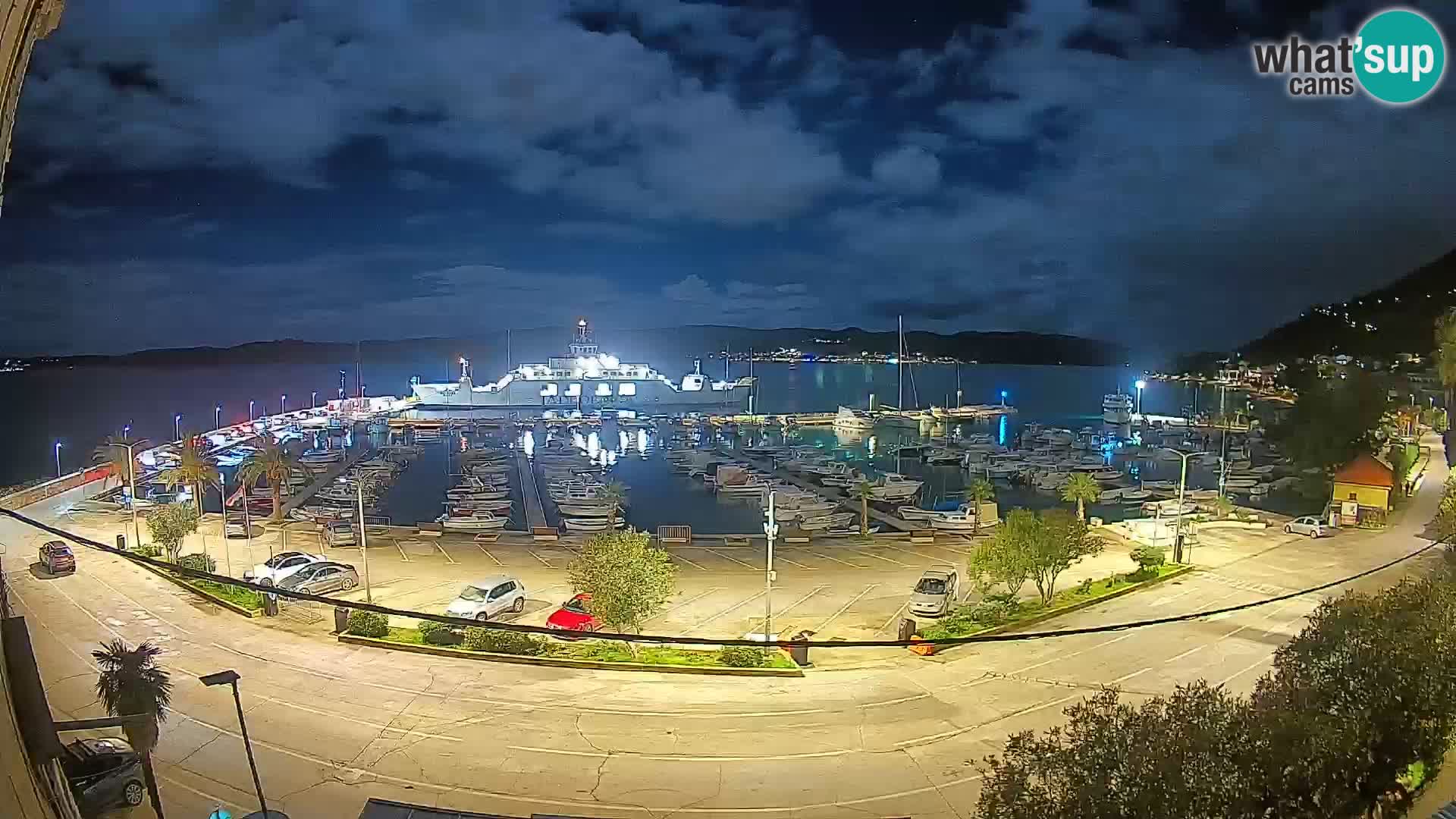 Webcam Orebić Riva – Ferry a Korčula en vivo