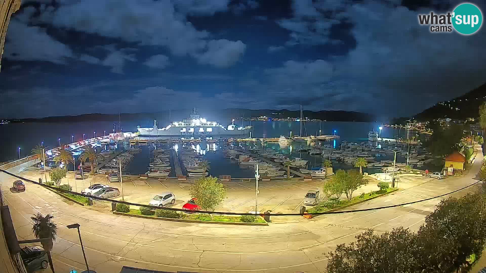 Webcam Orebić Uferpromenade – Fähre nach Korčula Live