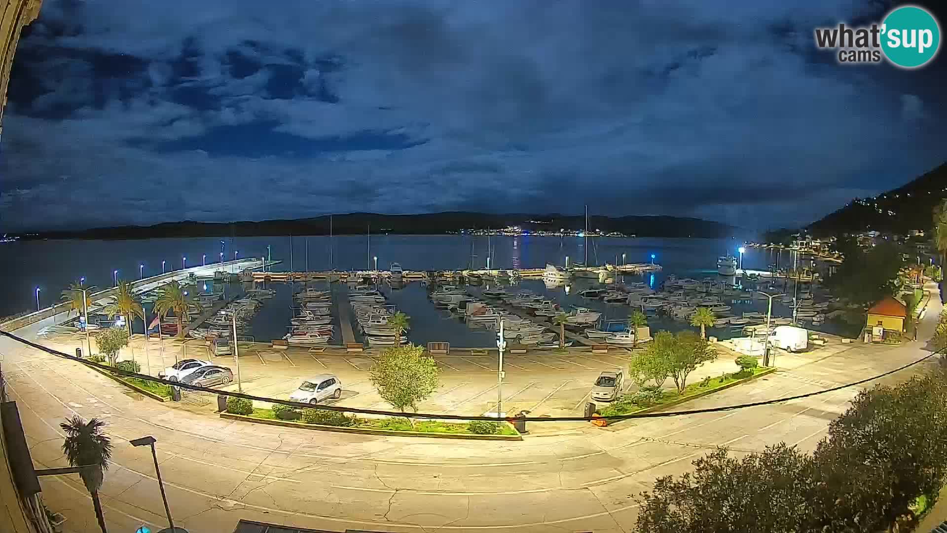 Spletna kamera Orebić Riva – Trajekt za Korčulo v živo