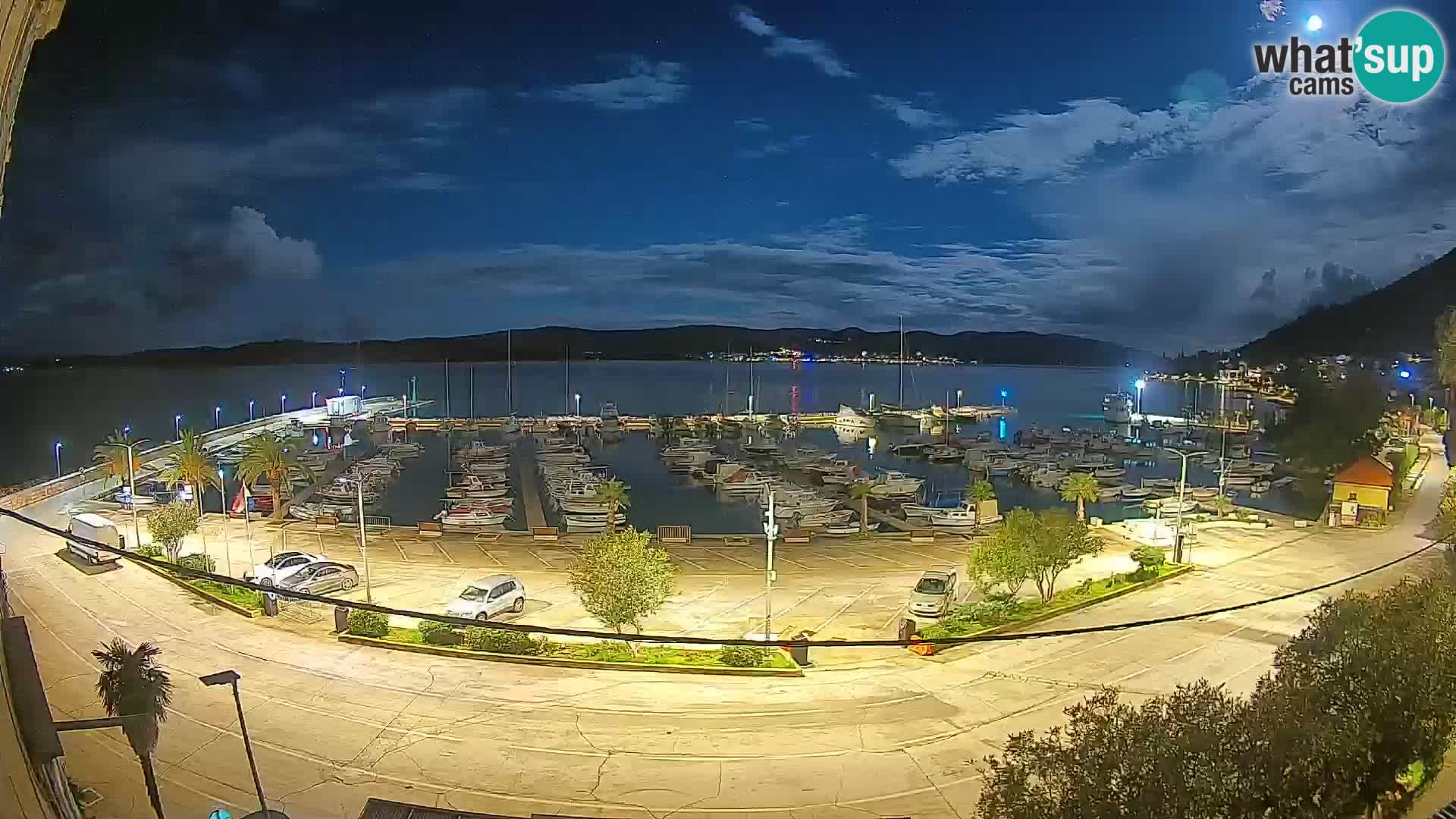 Webcam Orebić Riva – Ferry to Korčula Live