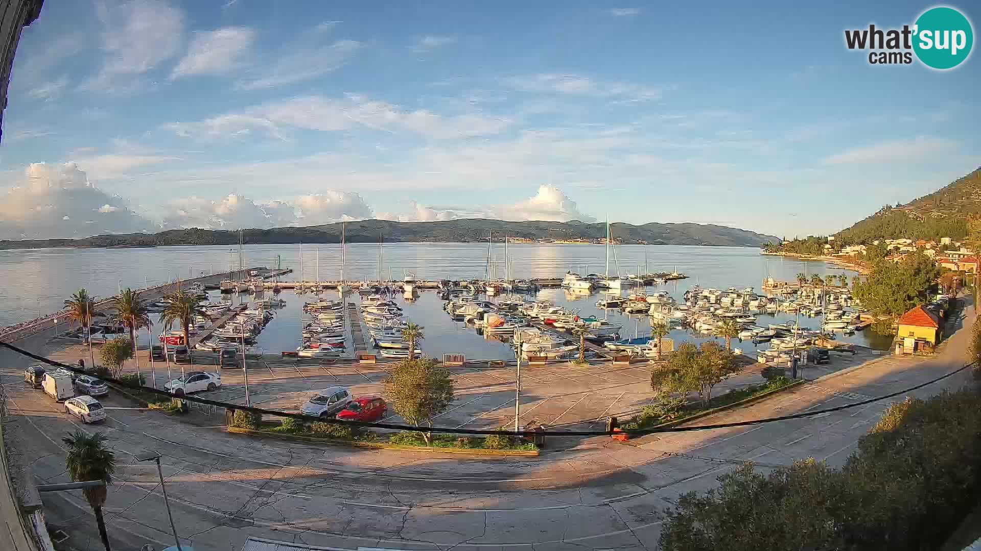 Webcam Orebić Riva – Ferry a Korčula en vivo