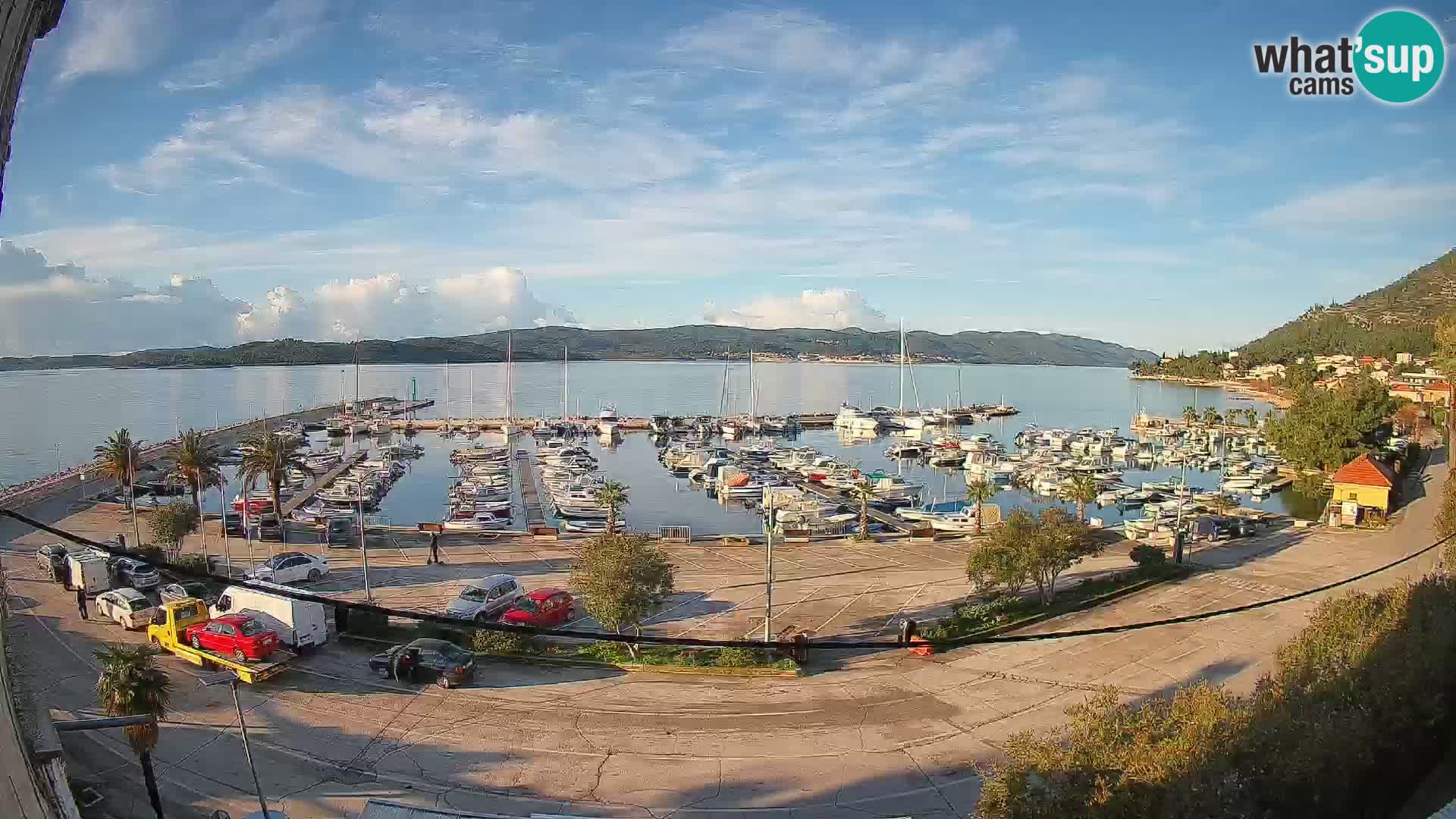 Webcam Orebić Riva – Ferry to Korčula Live