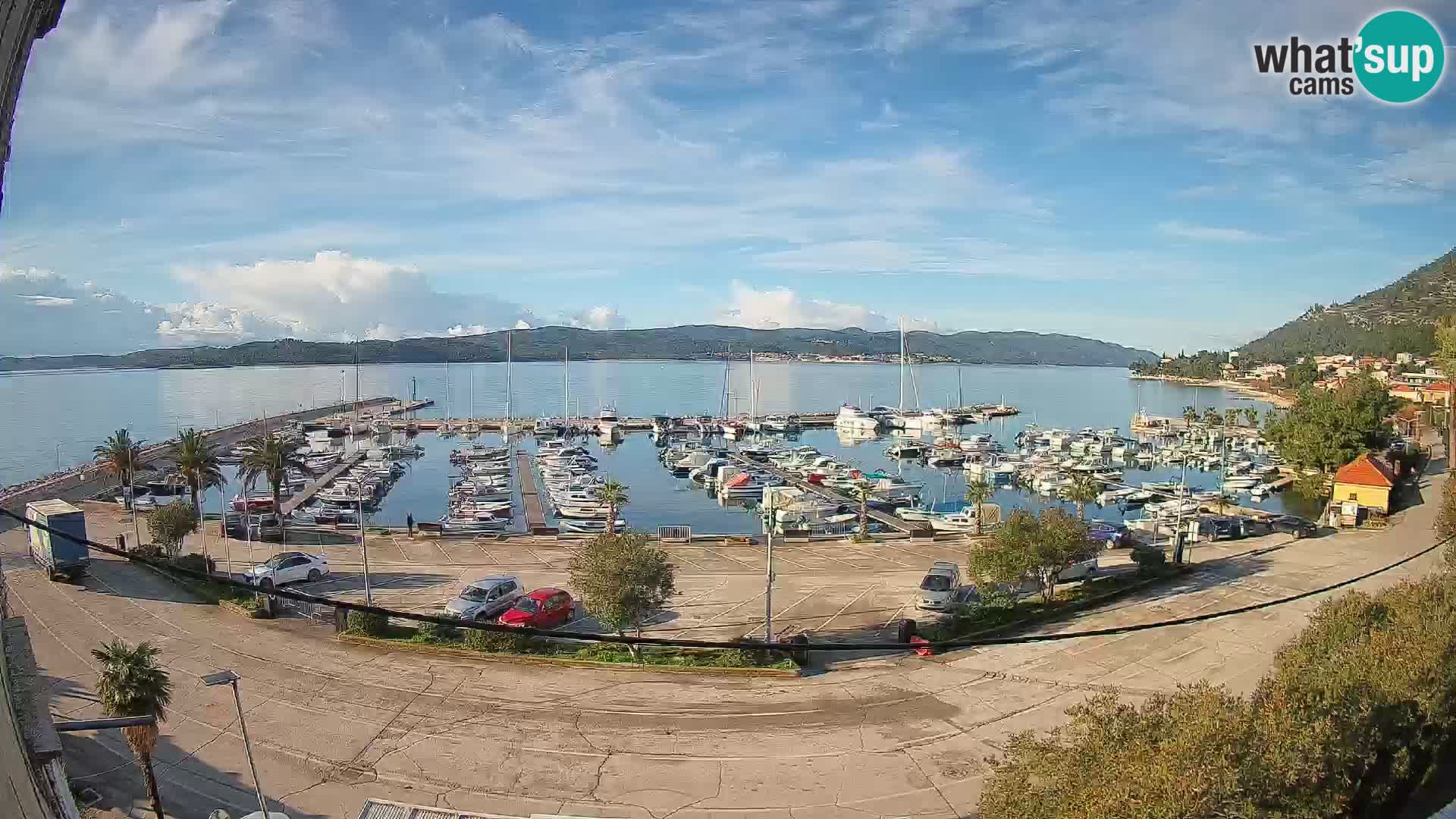 Web kamera Orebić Riva – Trajekt za Korčulu uživo