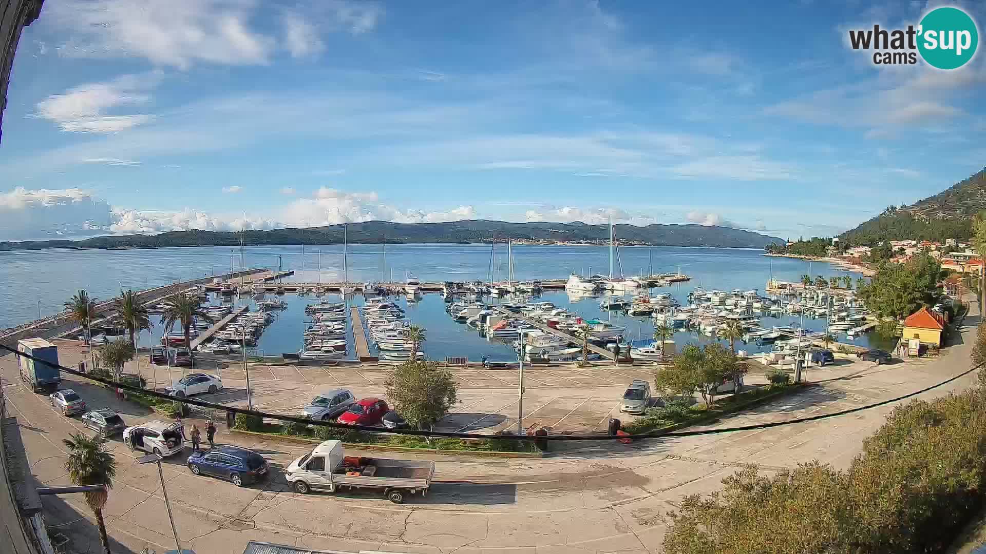 Webcam Orebić Riva – Ferry to Korčula Live