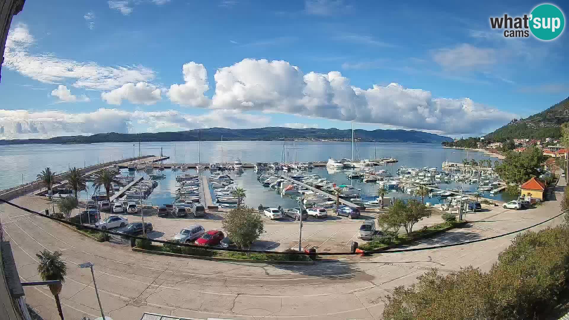 Webcam Orebić Riva – Ferry vers Korčula en direct