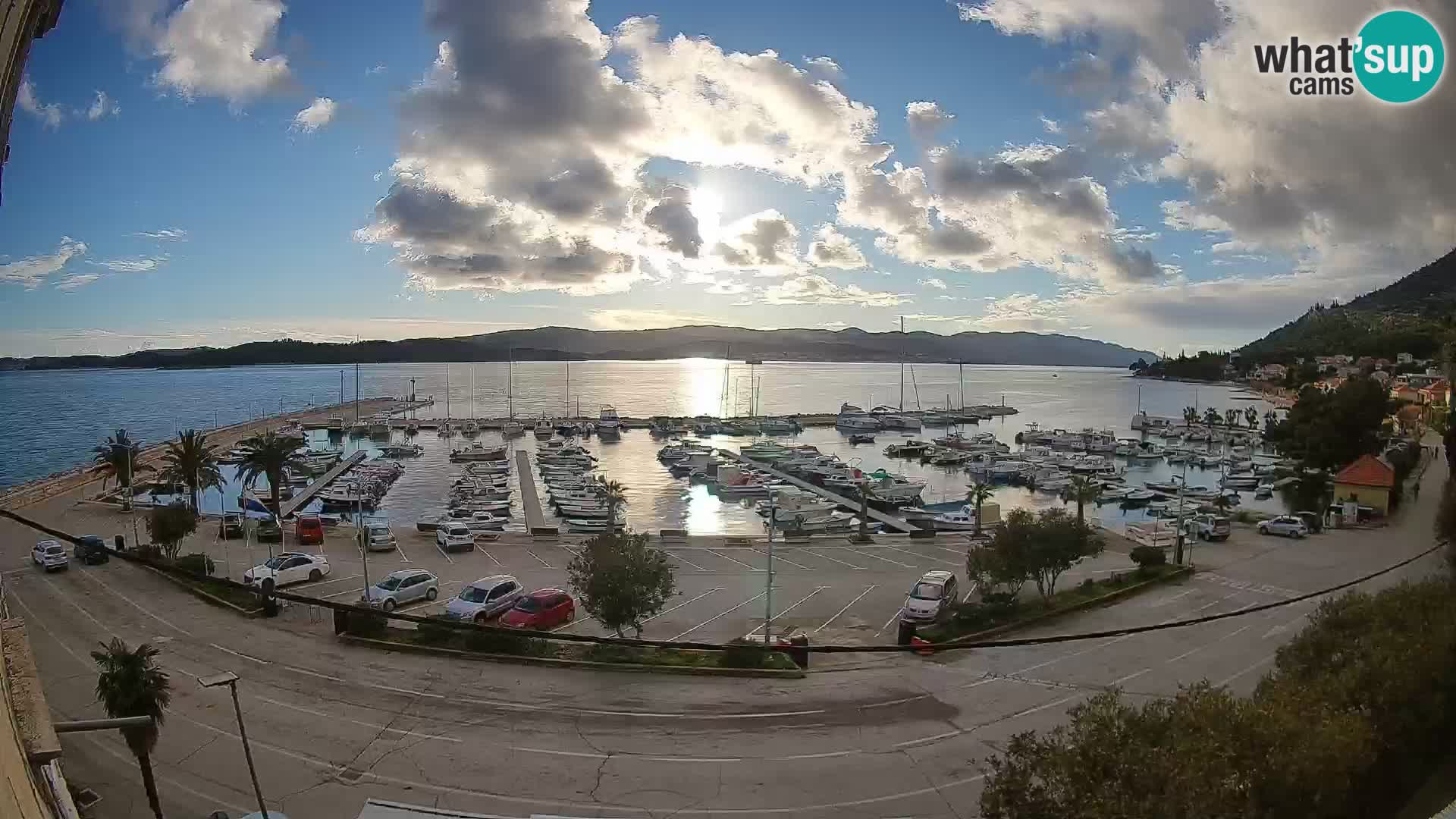 Webcam Orebić Riva – Ferry vers Korčula en direct