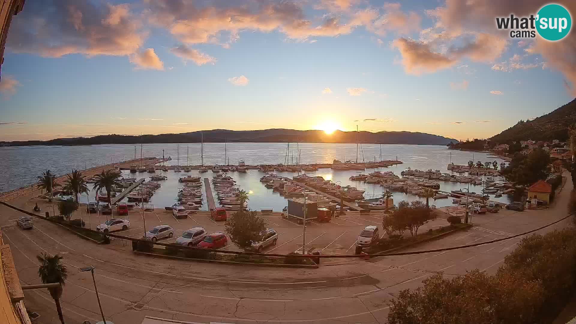 Webcam Orebić Riva – Ferry to Korčula Live