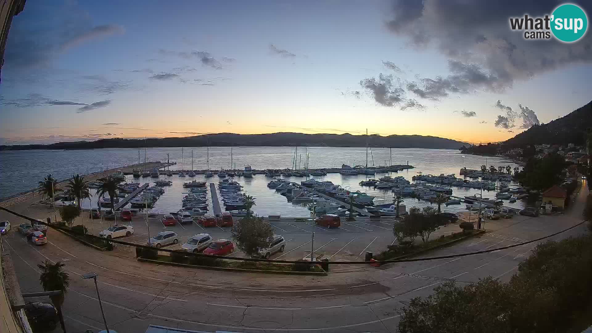 Webcam Orebić Riva – Ferry to Korčula Live