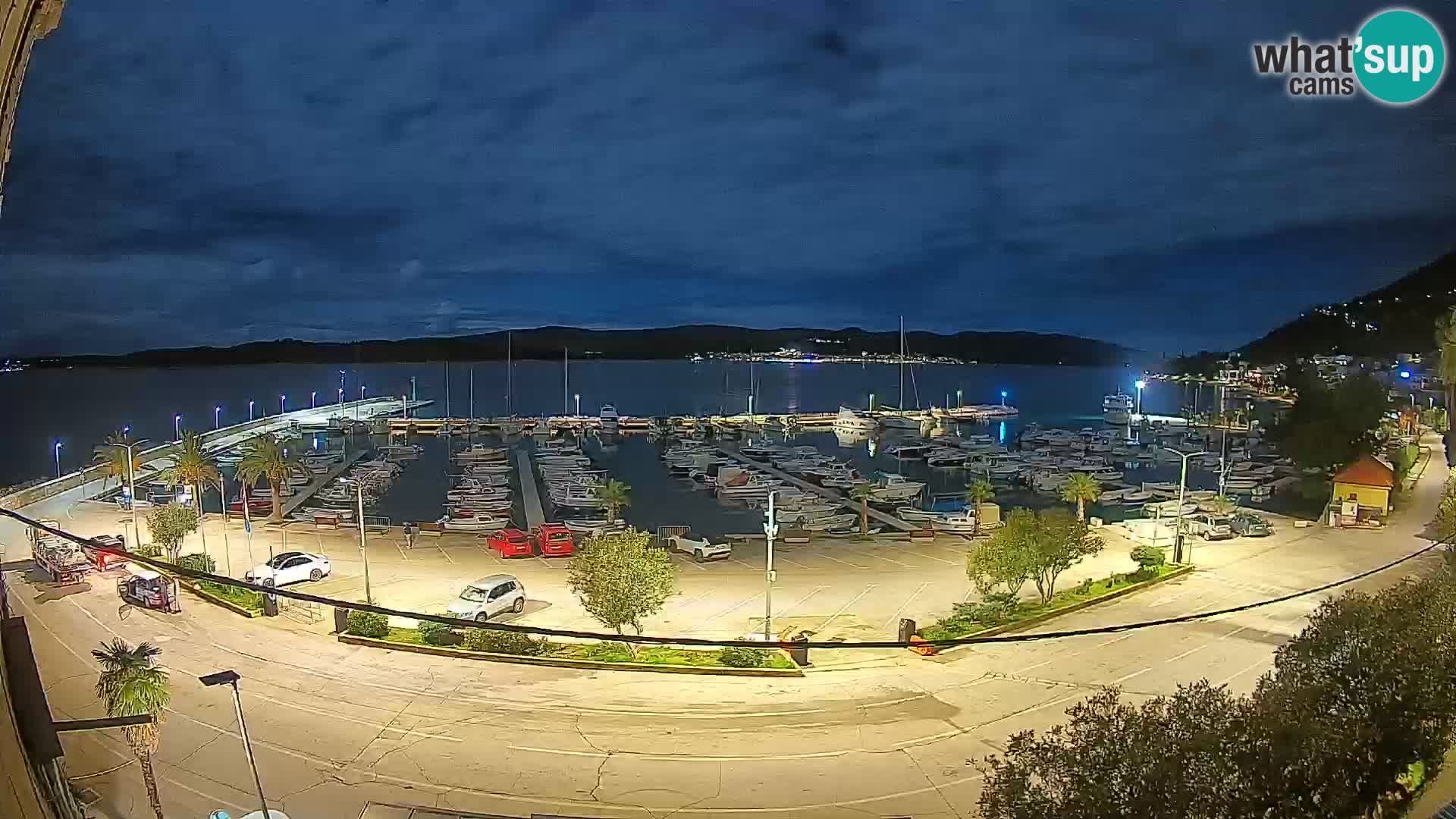 Spletna kamera Orebić Riva – Trajekt za Korčulo v živo