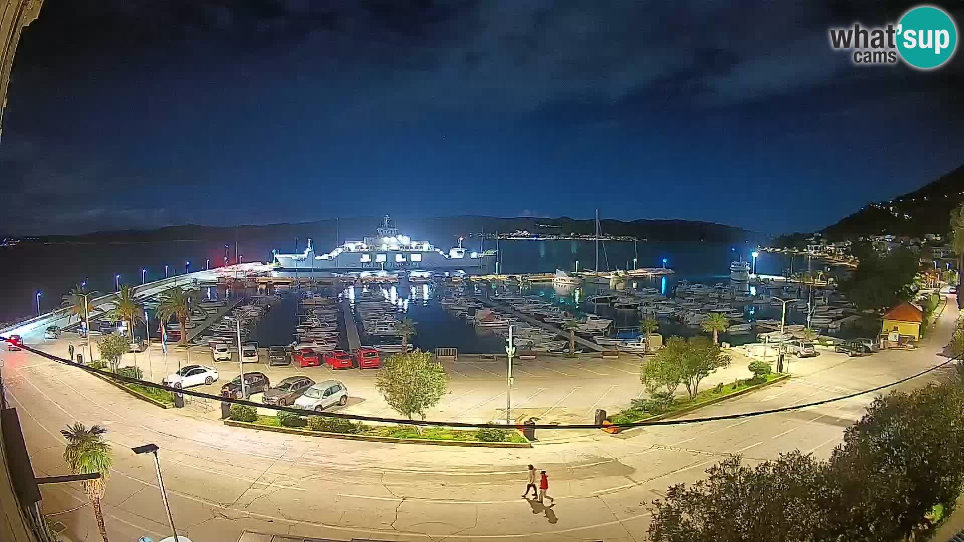 Webcam Orebić Riva – Ferry a Korčula en vivo