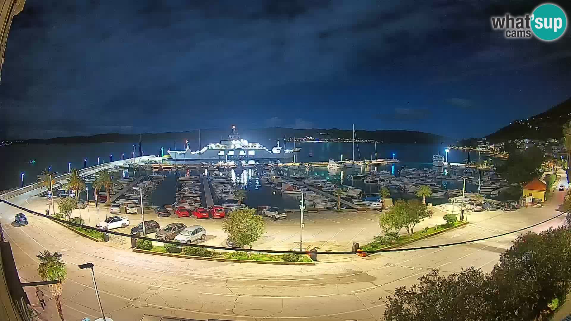 Webcam Orebić Uferpromenade – Fähre nach Korčula Live