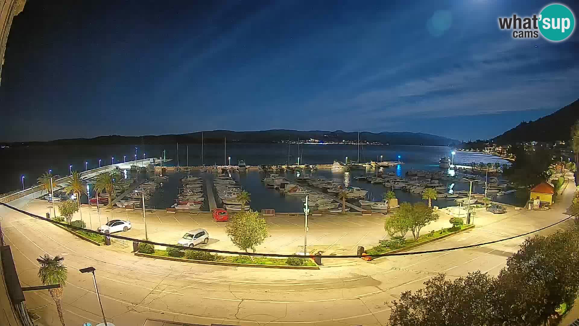 Webcam Orebić Riva – Ferry vers Korčula en direct