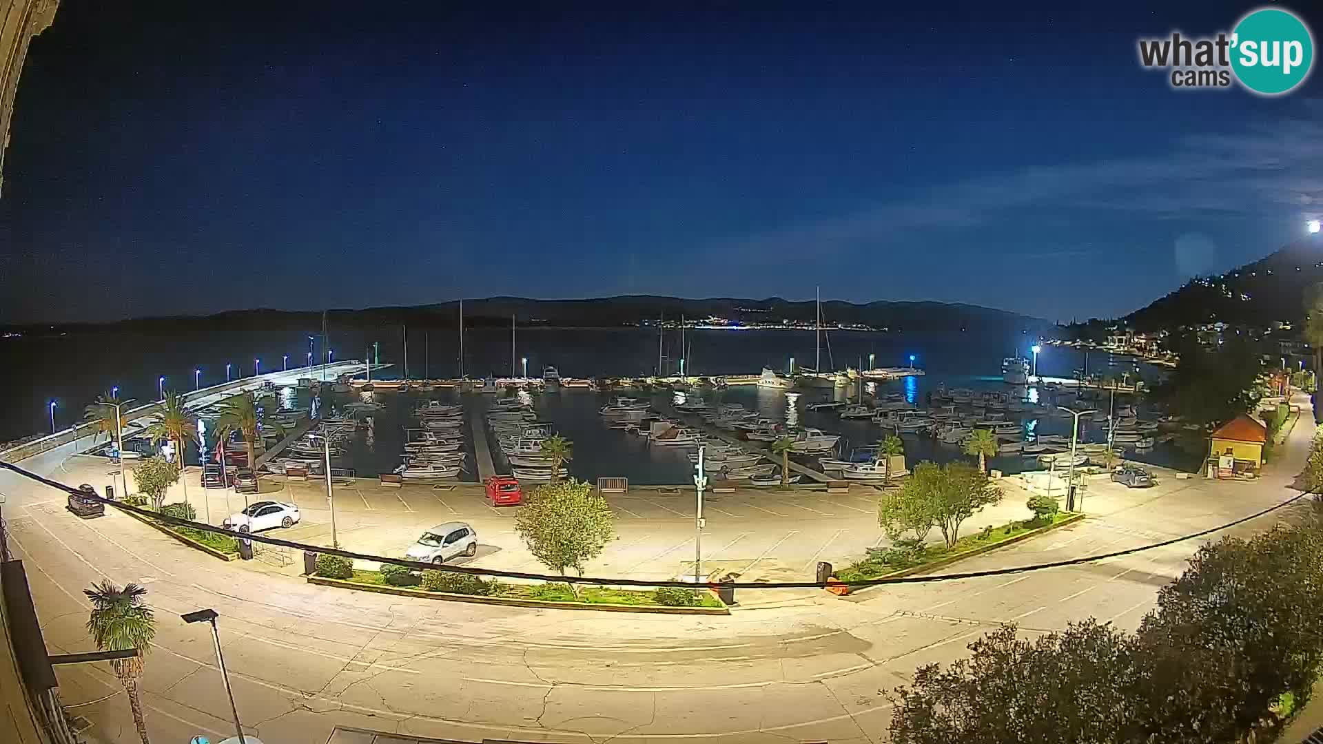 Webcam Orebić Riva – Ferry a Korčula en vivo