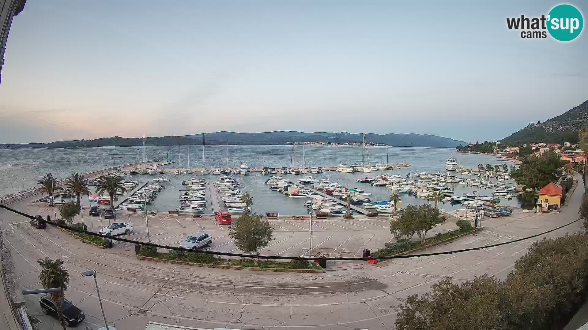 Webcam Orebić Uferpromenade – Fähre nach Korčula Live