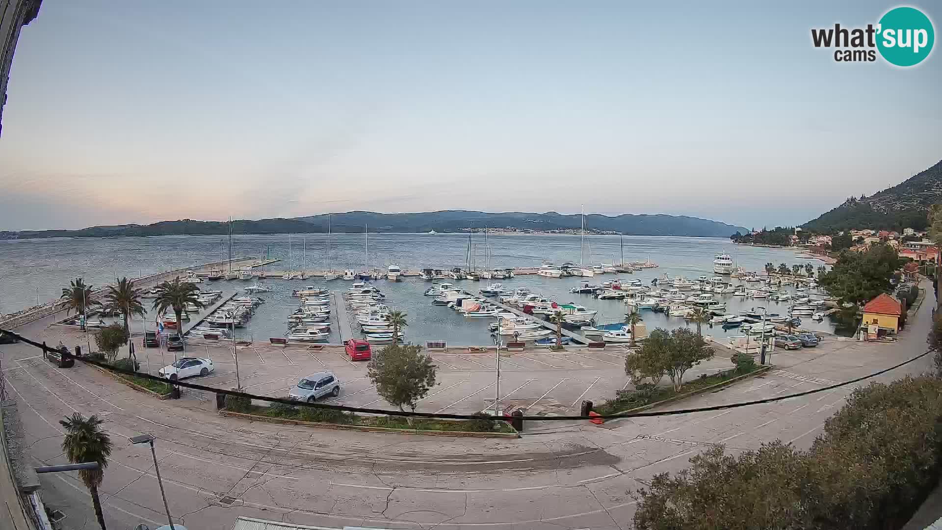 Webcam Orebić Riva – Ferry vers Korčula en direct