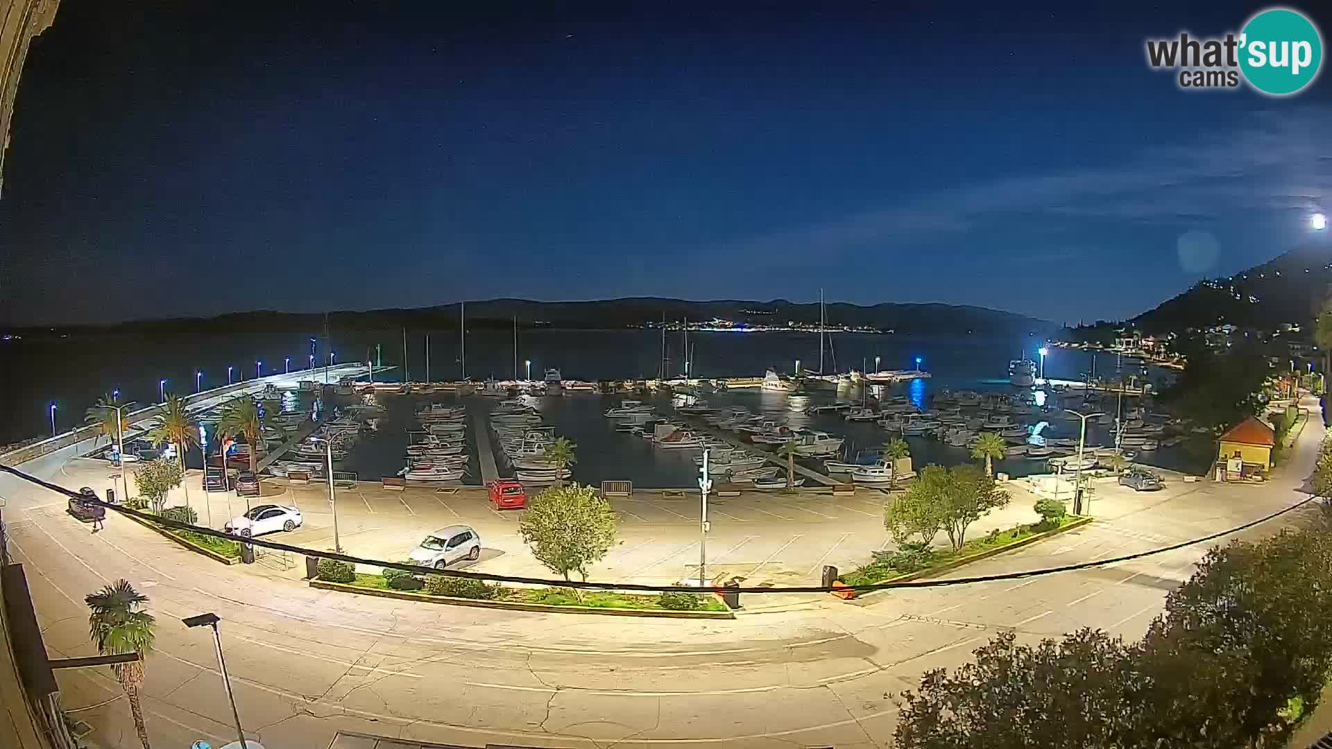 Webcam Orebić Riva – Ferry to Korčula Live