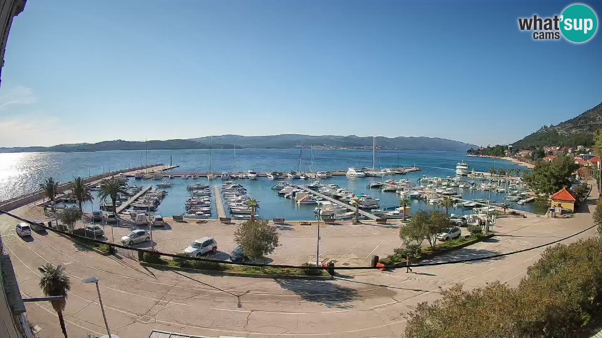 Webcam Orebić Riva – Ferry vers Korčula en direct