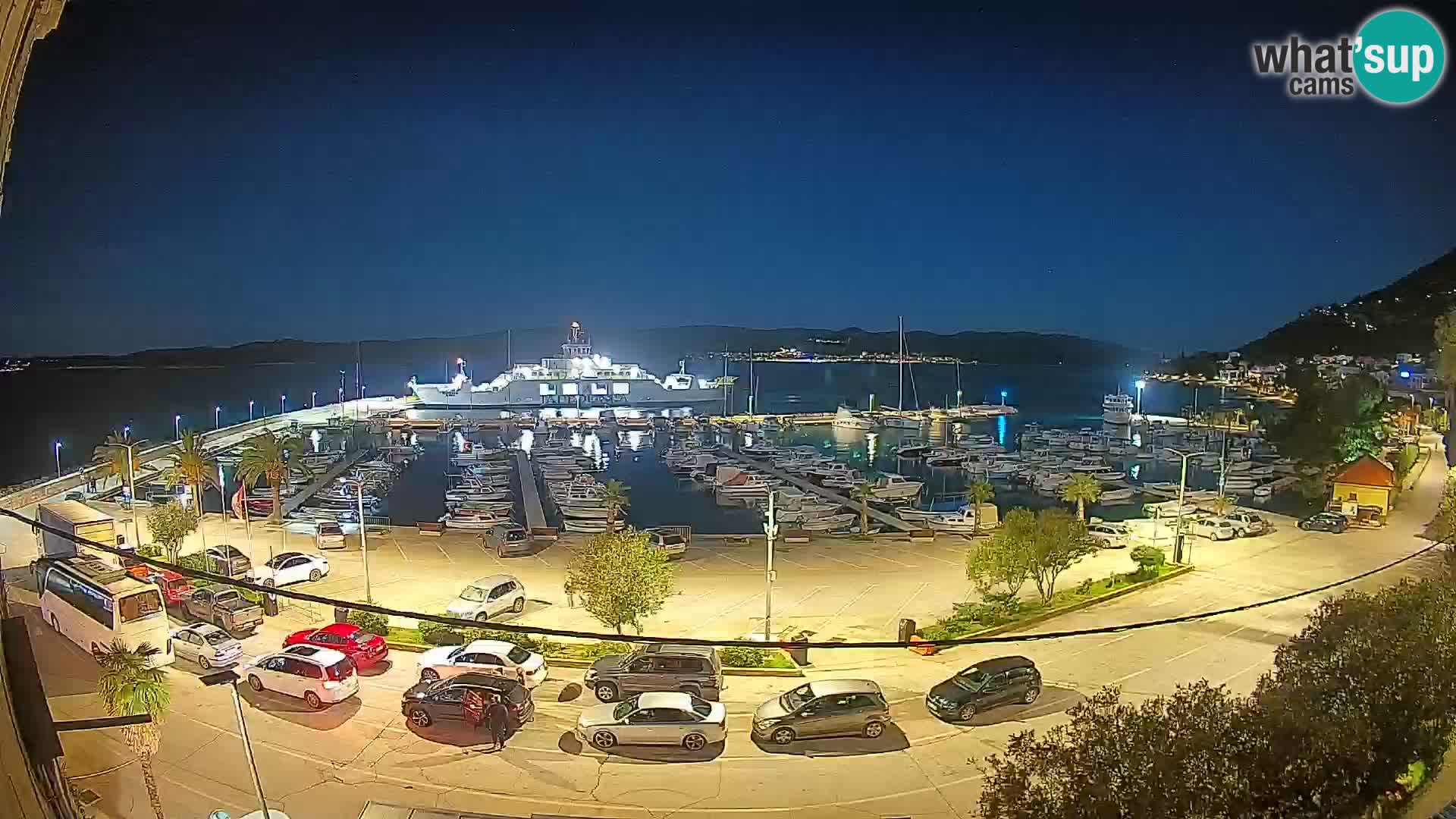 Webcam Orebić Riva – Ferry to Korčula Live