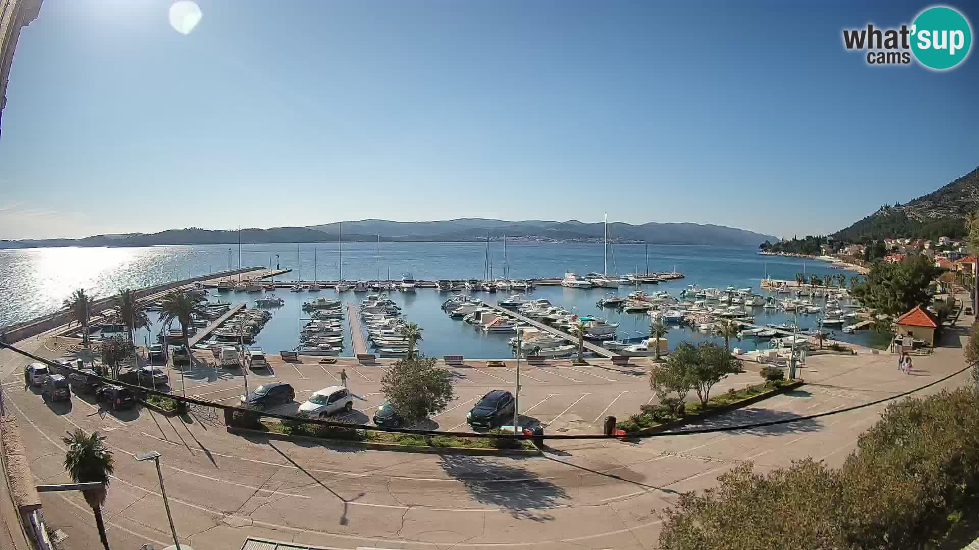 Webcam Orebić Riva – Ferry vers Korčula en direct