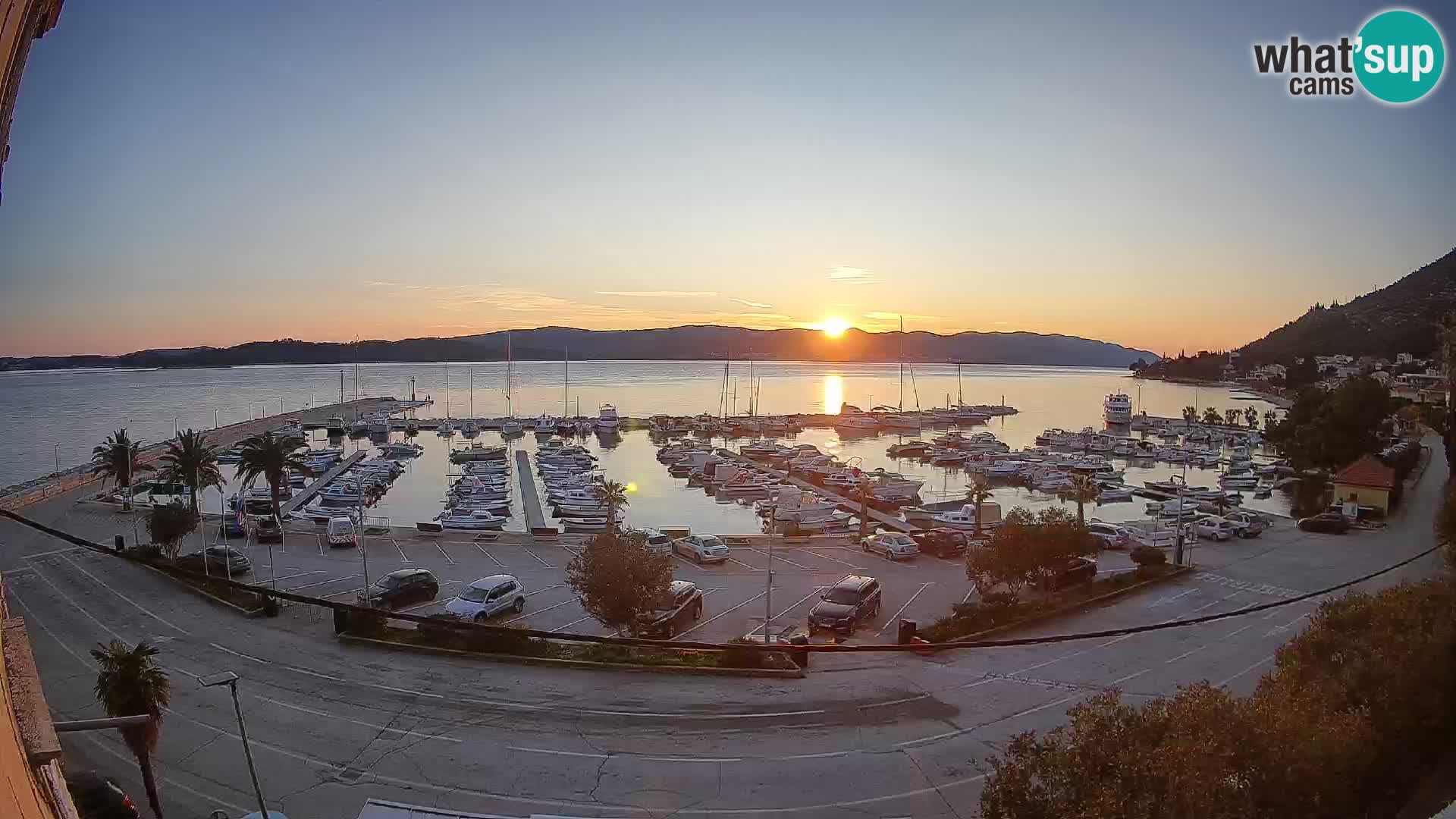 Webcam Orebić Riva – Ferry to Korčula Live