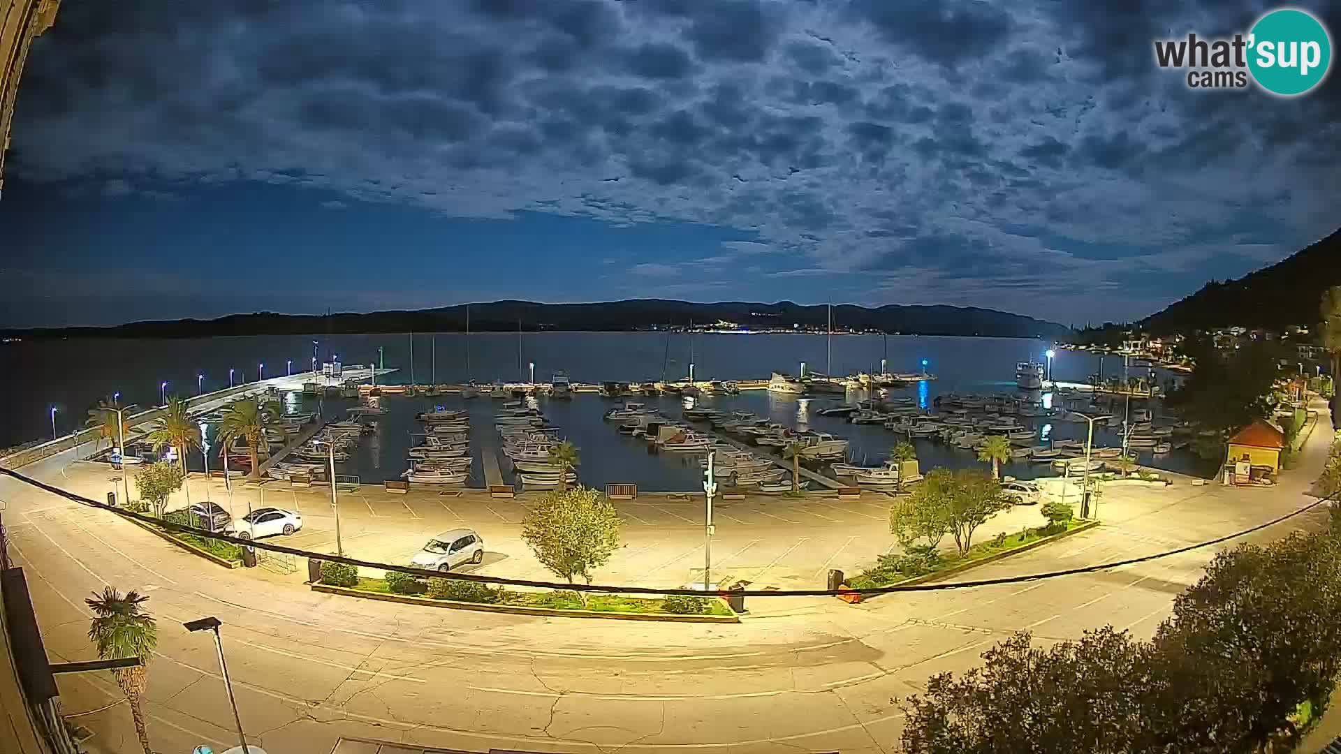 Webcam Orebić Riva – Ferry a Korčula en vivo