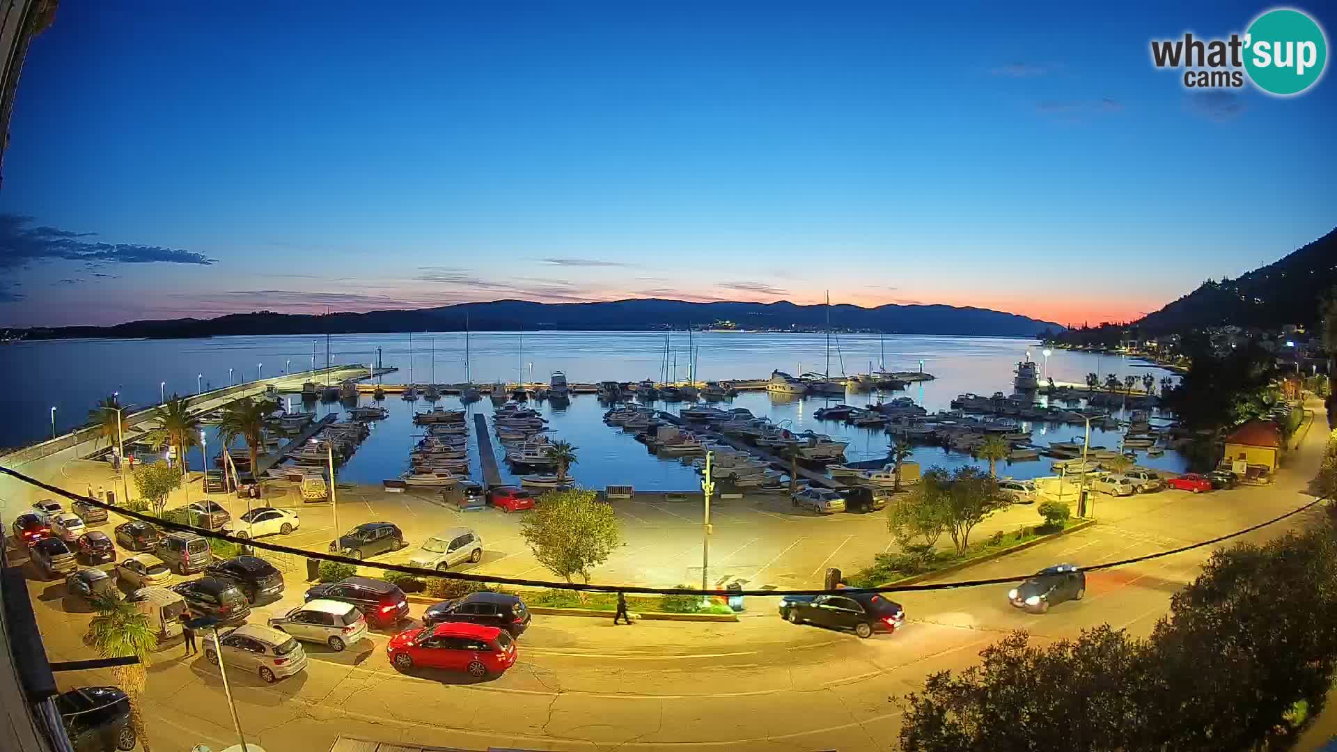 Webcam Orebić Riva – Ferry vers Korčula en direct