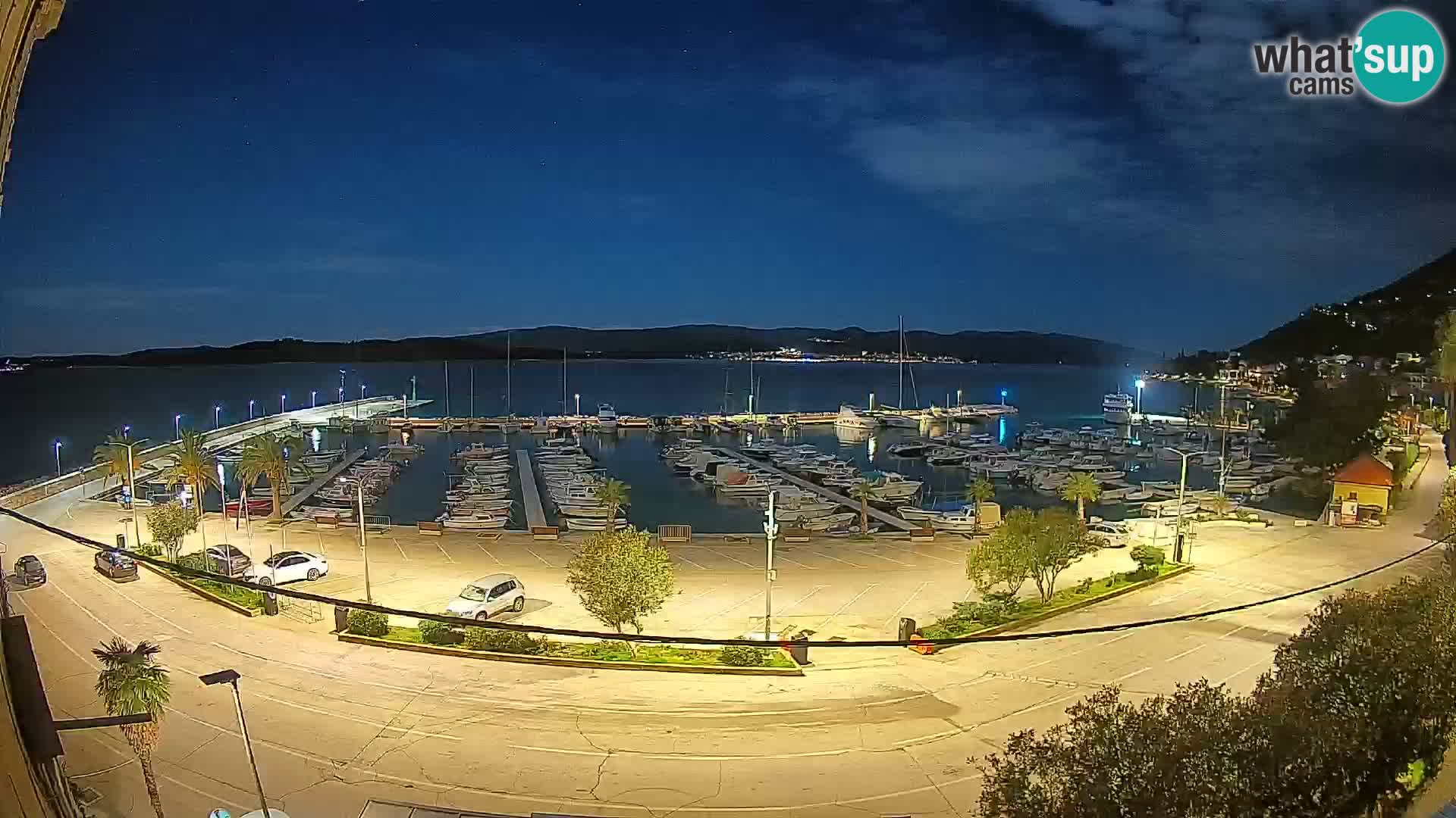 Webcam Orebić Riva – Ferry a Korčula en vivo