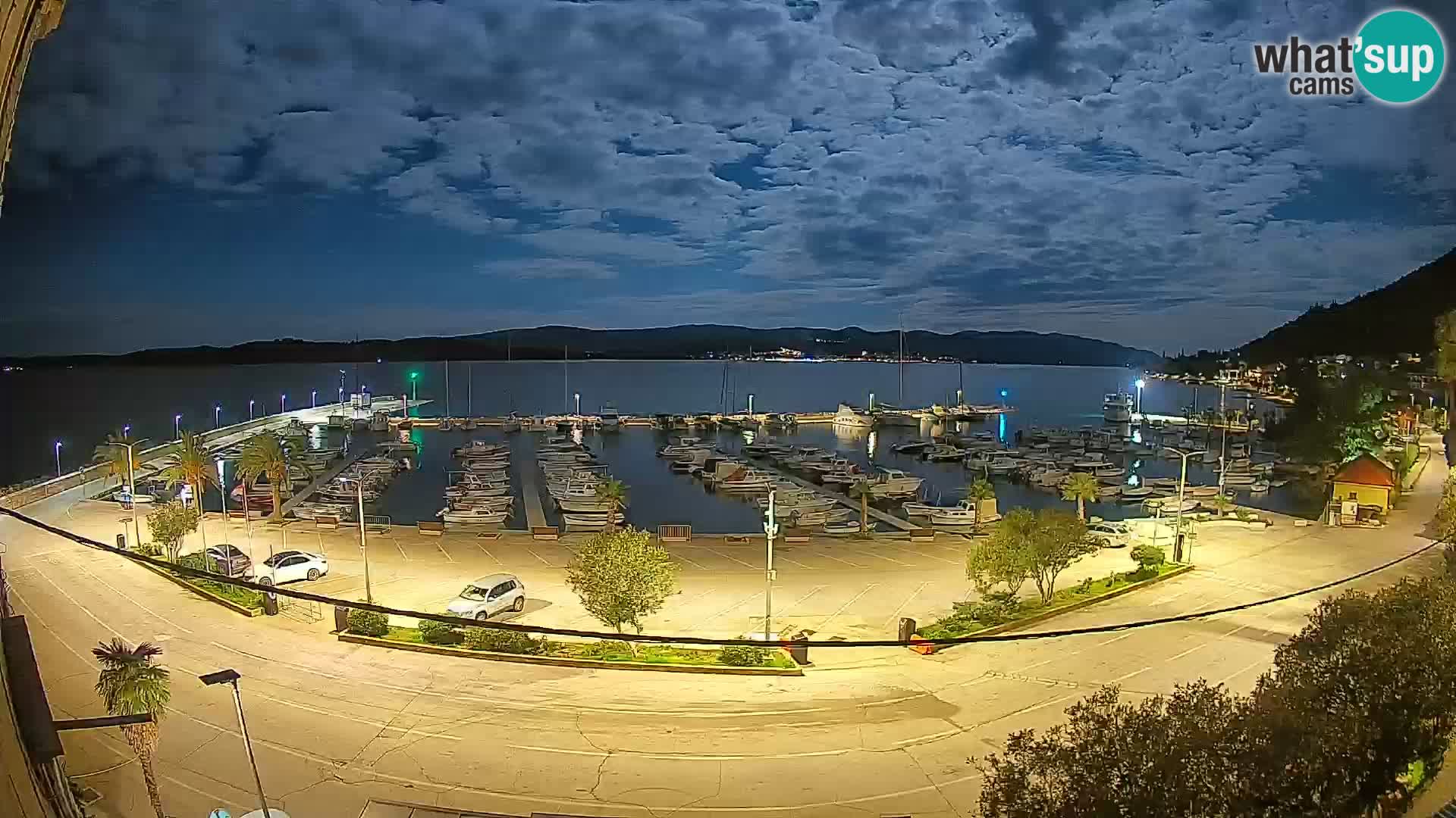 Webcam Orebić Riva – Ferry a Korčula en vivo