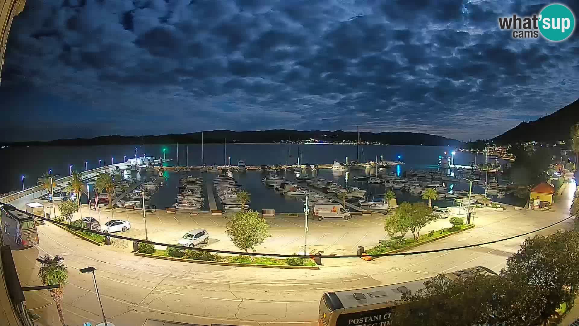 Webcam Orebić Riva – Ferry vers Korčula en direct