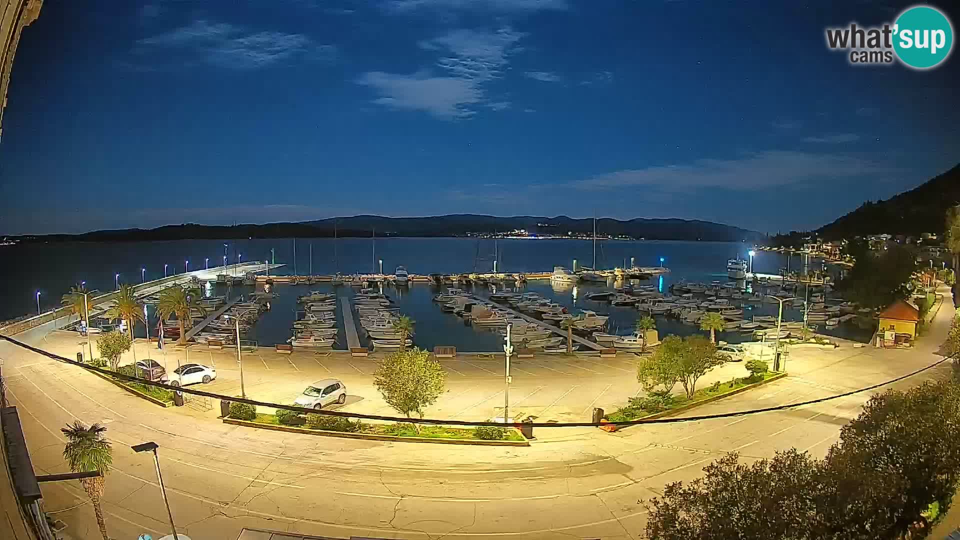 Webcam Orebić Uferpromenade – Fähre nach Korčula Live