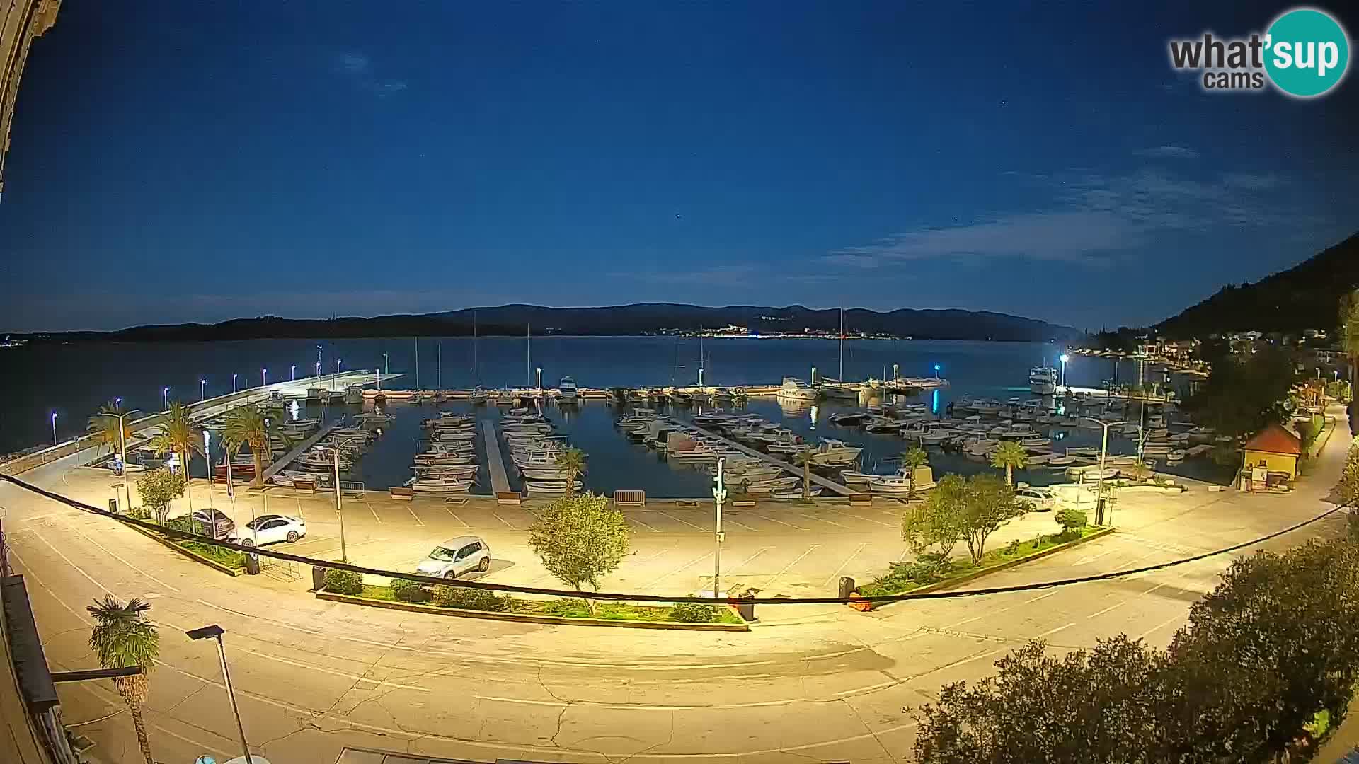 Webcam Orebić Uferpromenade – Fähre nach Korčula Live