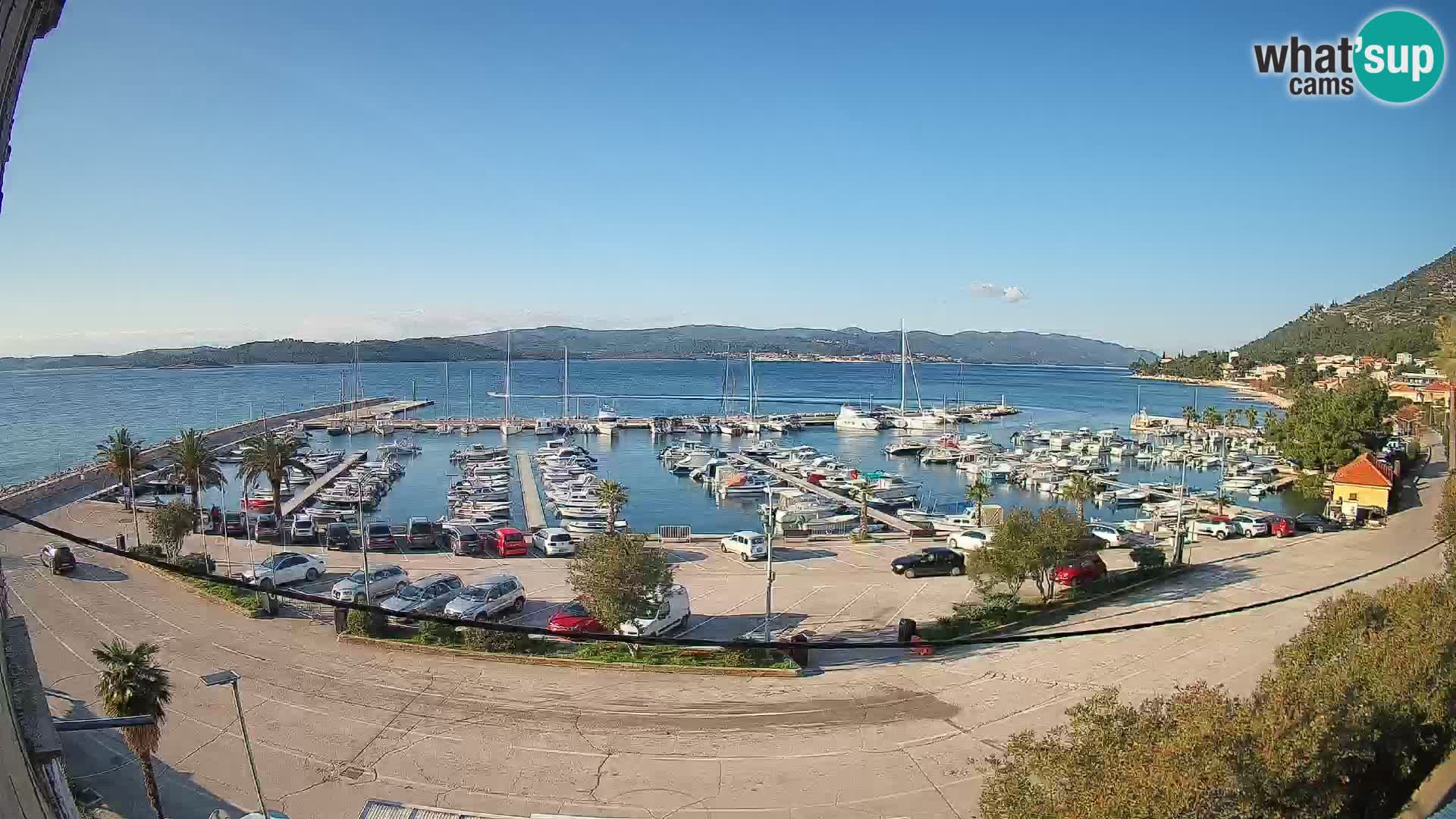 Webcam Orebić Riva – Ferry vers Korčula en direct